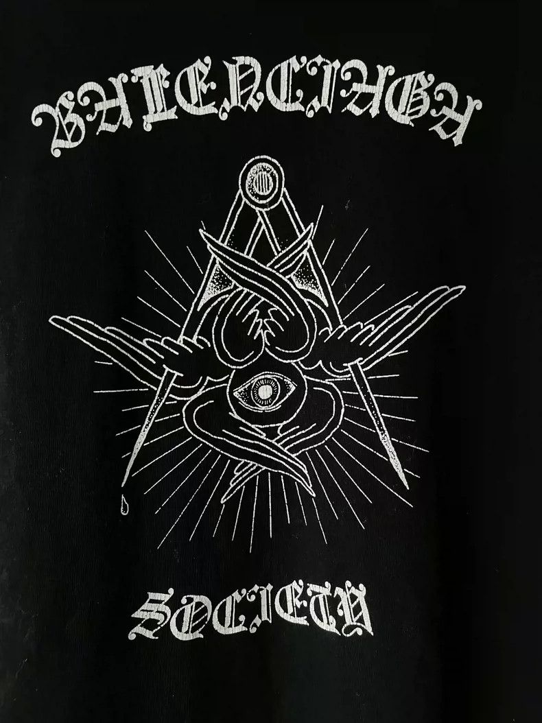 Balenciaga Balenciaga Sabotage Old Devil's Eye Short Sleeve Size US S / EU 44-46 / 1 - 3 Thumbnail