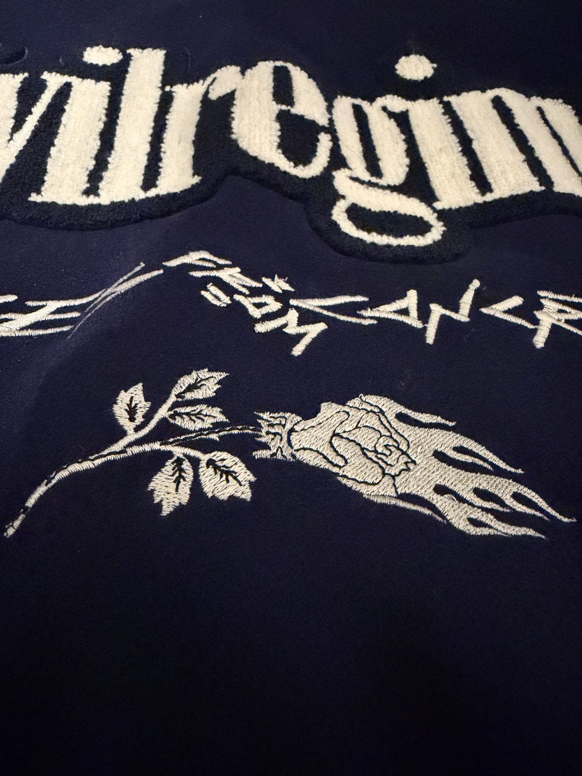 Civil Regime Civil Regime Men’s Concrete Rose Letterman Jacket Size L NWT Size US L / EU 52-54 / 3 - 8 Thumbnail