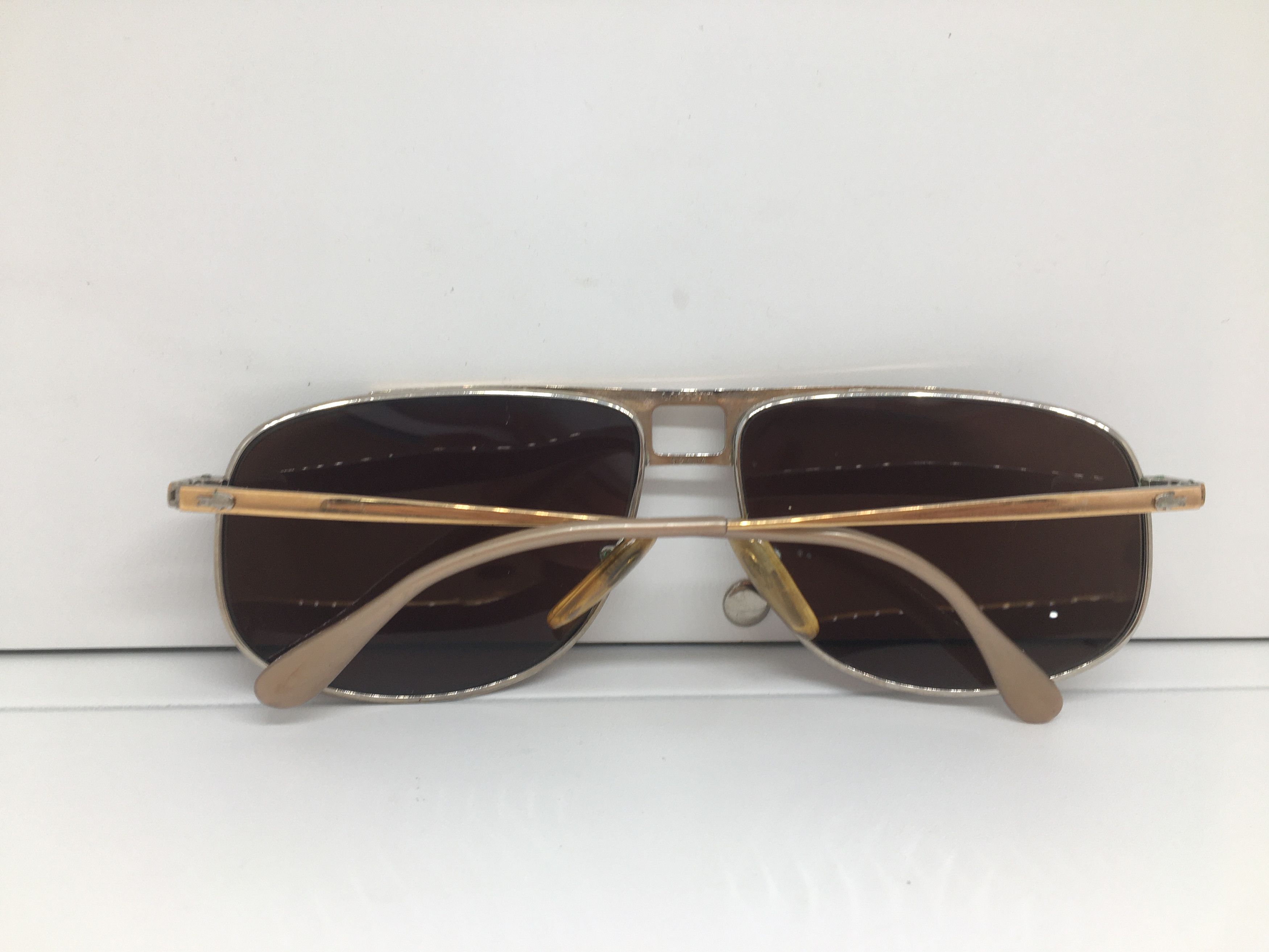 Lacoste Vintage Lacoste Gold Silver Aviator Sunglasses Frame Size ONE SIZE - 10 Thumbnail