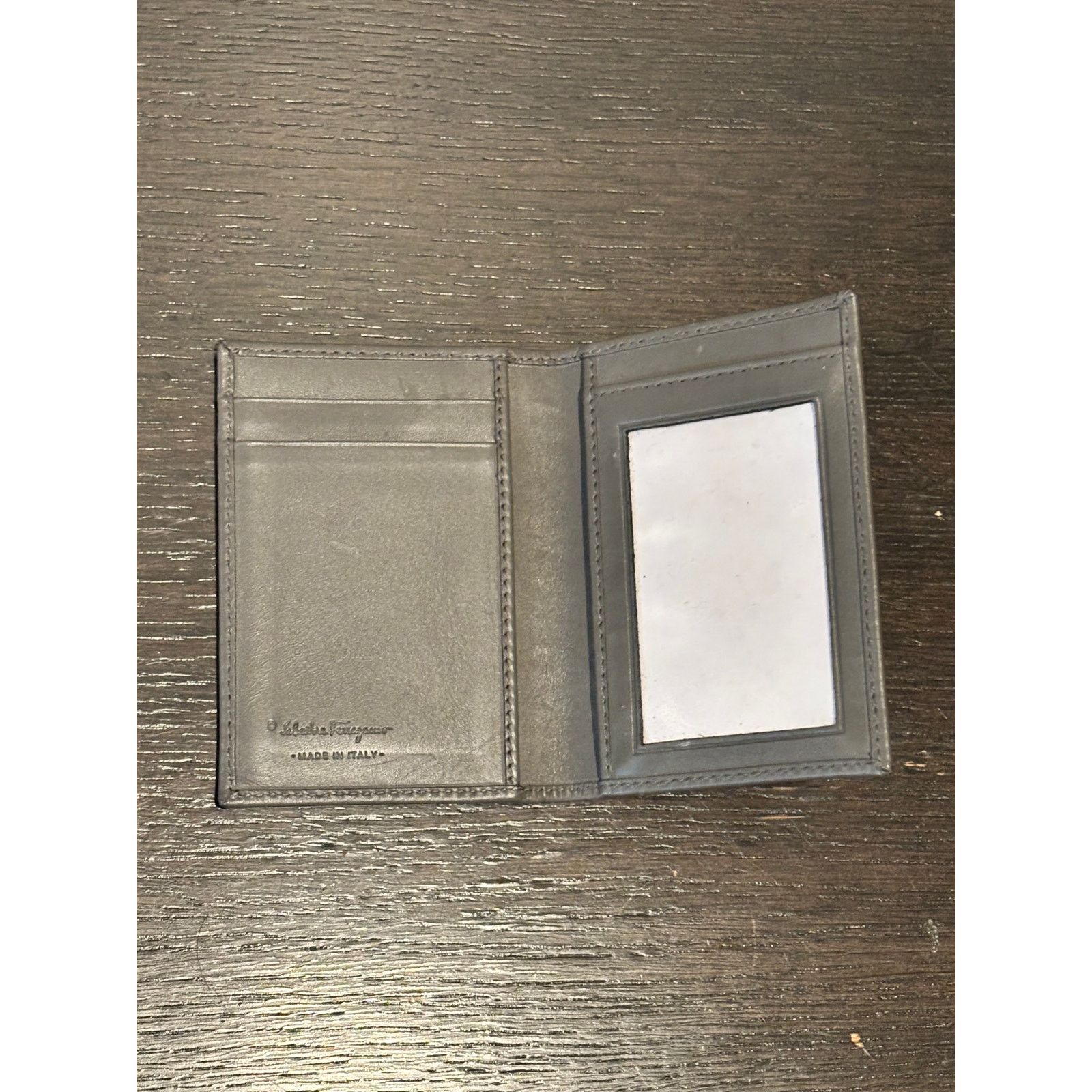 Salvatore Ferragamo Ferragamo Fold Wallet New Gray Size ONE SIZE - 2 Thumbnail