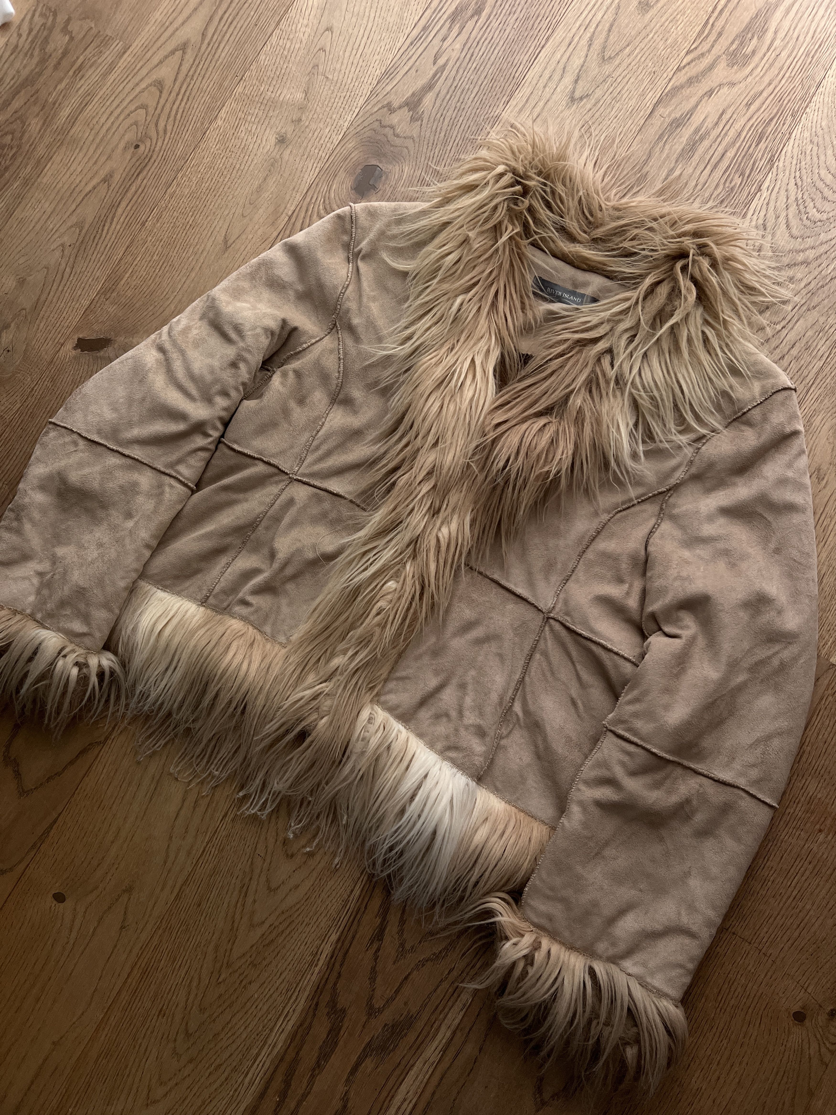 Hysteric Glamour Avant garde Balenciaga style shearling coat faux fur jacket Size L / US 10 / IT 46 - 4 Thumbnail