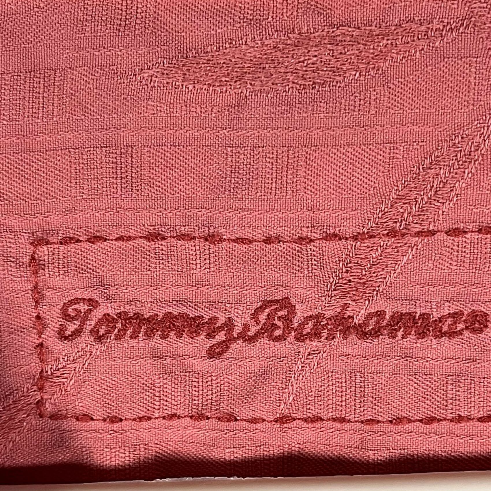 Tommy Bahama Tommy Bahama Shirt Mens XL Pink Silk Palm Leaf Camp Hawaiian Button Up Casual Size US XL / EU 56 / 4 - 4 Thumbnail