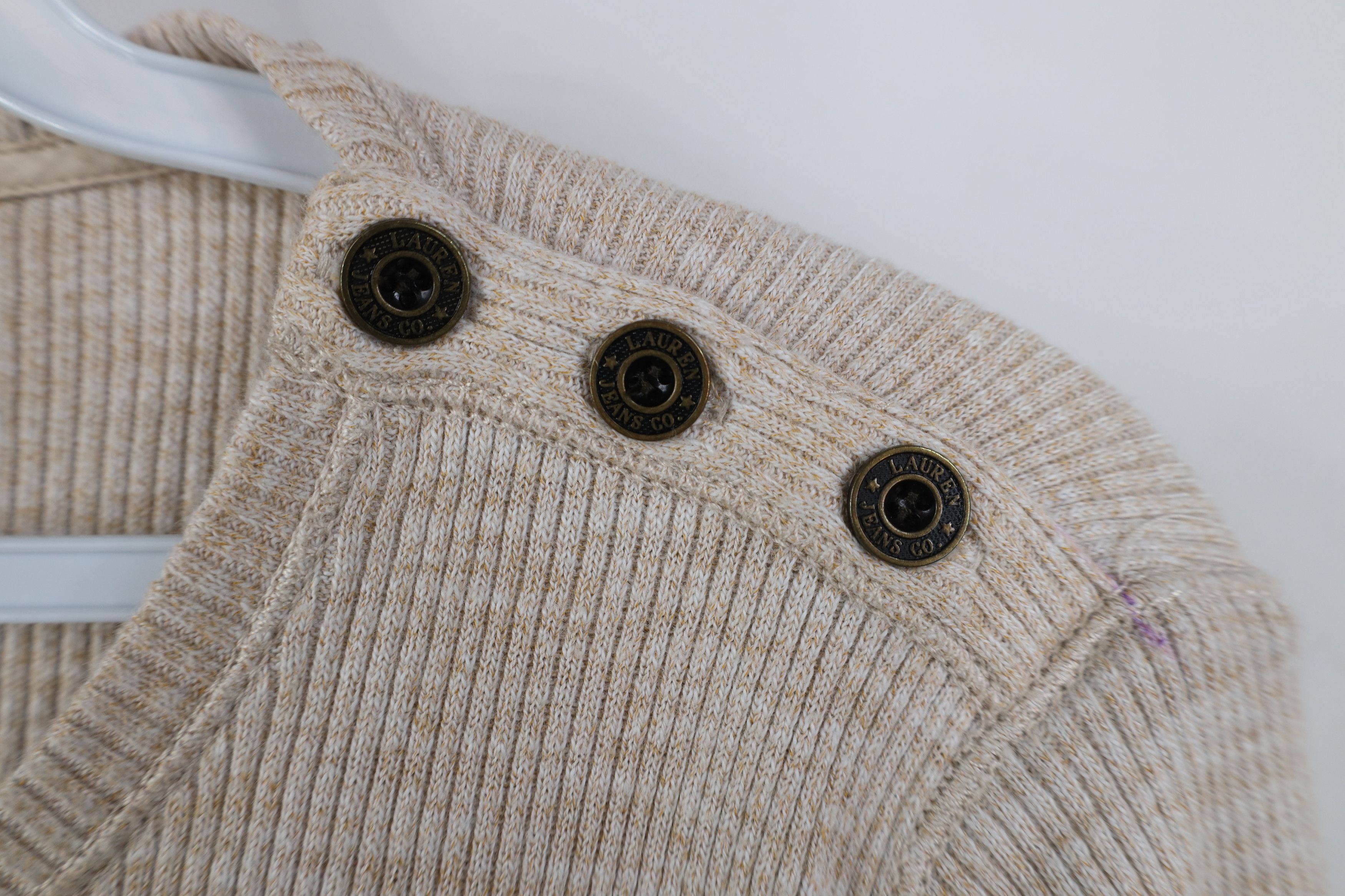 Ralph Lauren Vintage 90s Ralph Lauren Ribbed Knit Long Sleeve T-Shirt Size L / US 10 / IT 46 - 4 Thumbnail