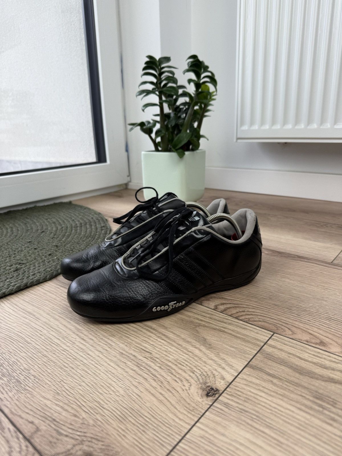 Adidas × Vintage Adidas Goodyear 00sLeather Driving Shoes Vintage Y2k Hype Size US 9.5 / EU 42-43 - 5 Thumbnail