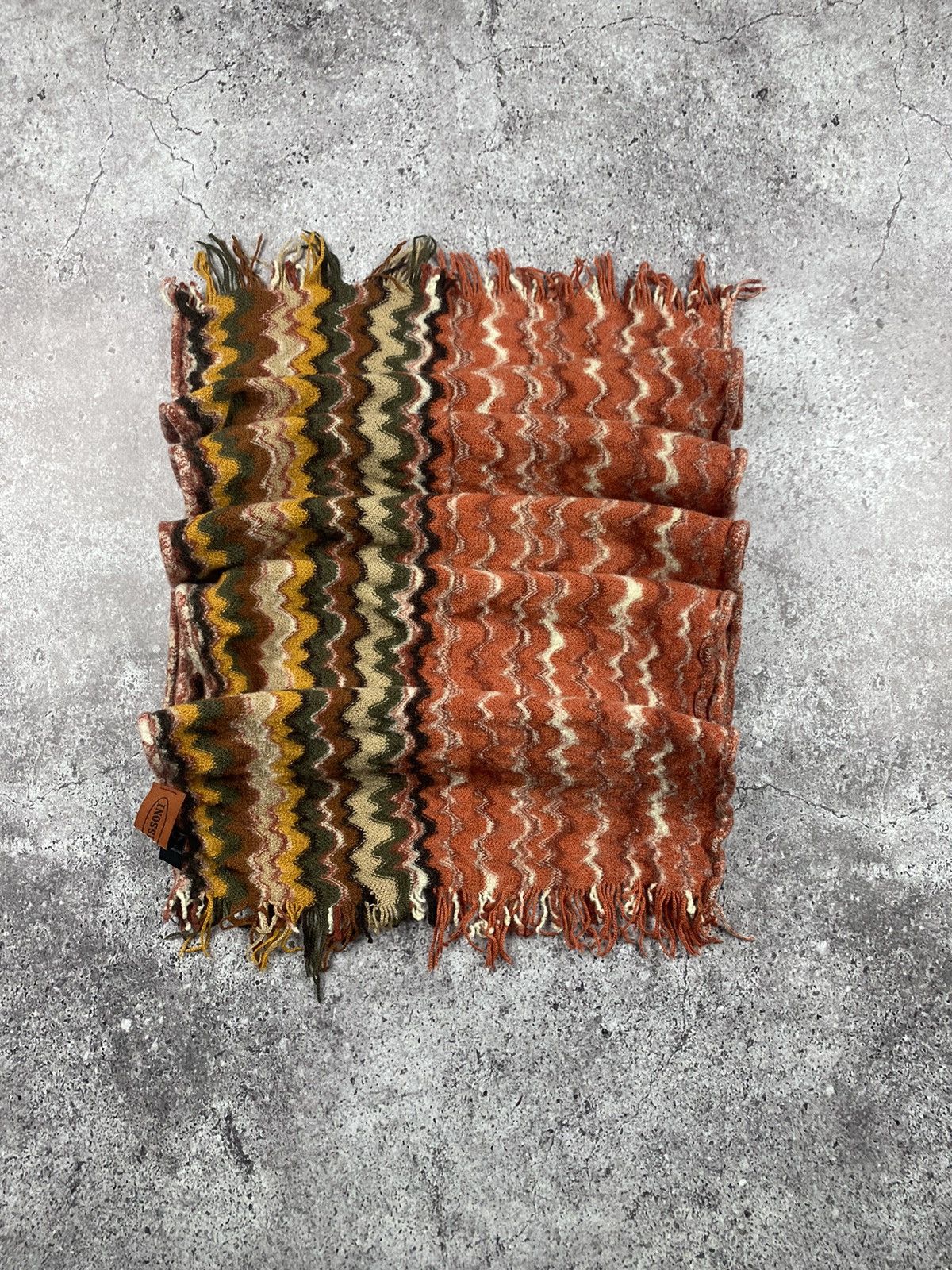 Missoni × Vintage Vintage Missoni classic knit design muffler scarf Lana wool Size ONE SIZE - 1 Thumbnail