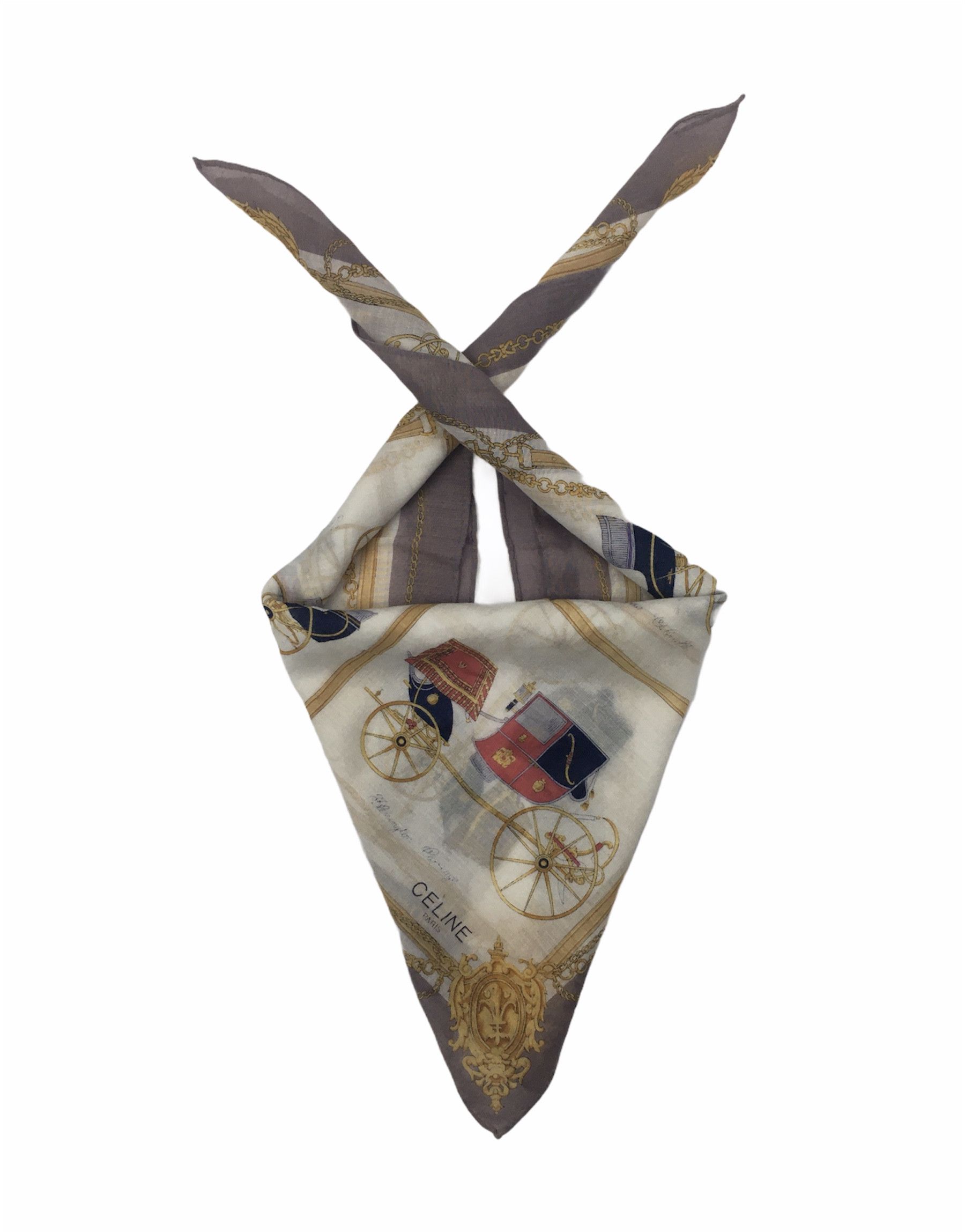 Celine Celine Handkerchief / Bandana / Neckerchief HKC0116 Size ONE SIZE - 2 Thumbnail
