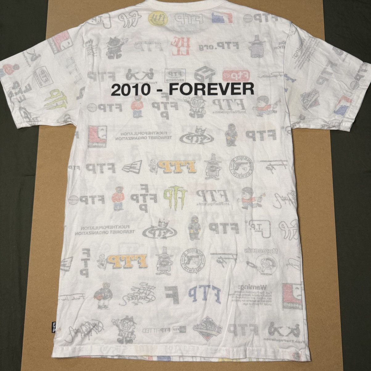 Fuck The Population FTP 13 Year Anniversary T Shirt Size US M / EU 48-50 / 2 - 3 Thumbnail