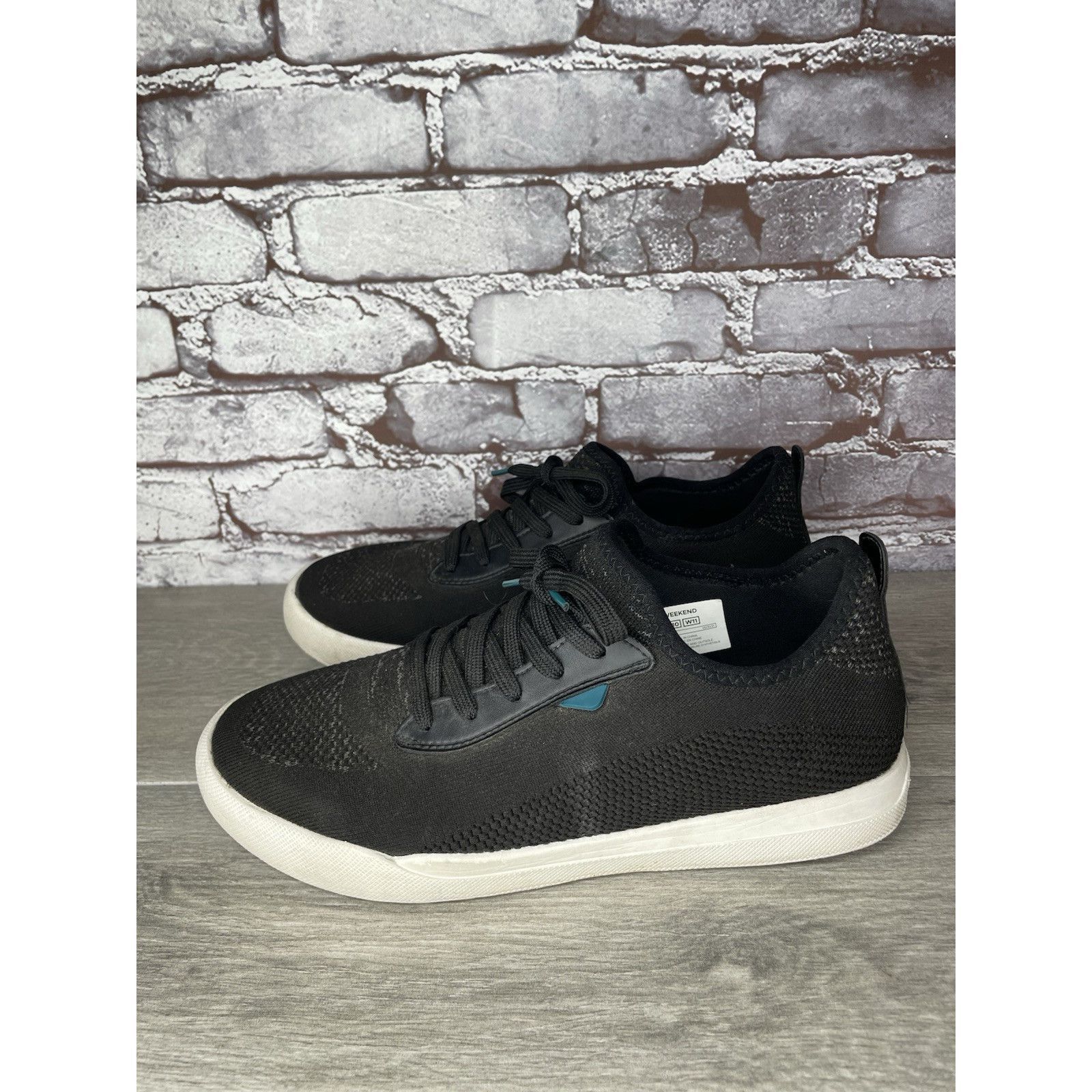 Vessi Vessi Weekend Sneaker Concrete Asphalt Black Fabric Shoes Me Size US 12 / EU 45 - 19 Thumbnail