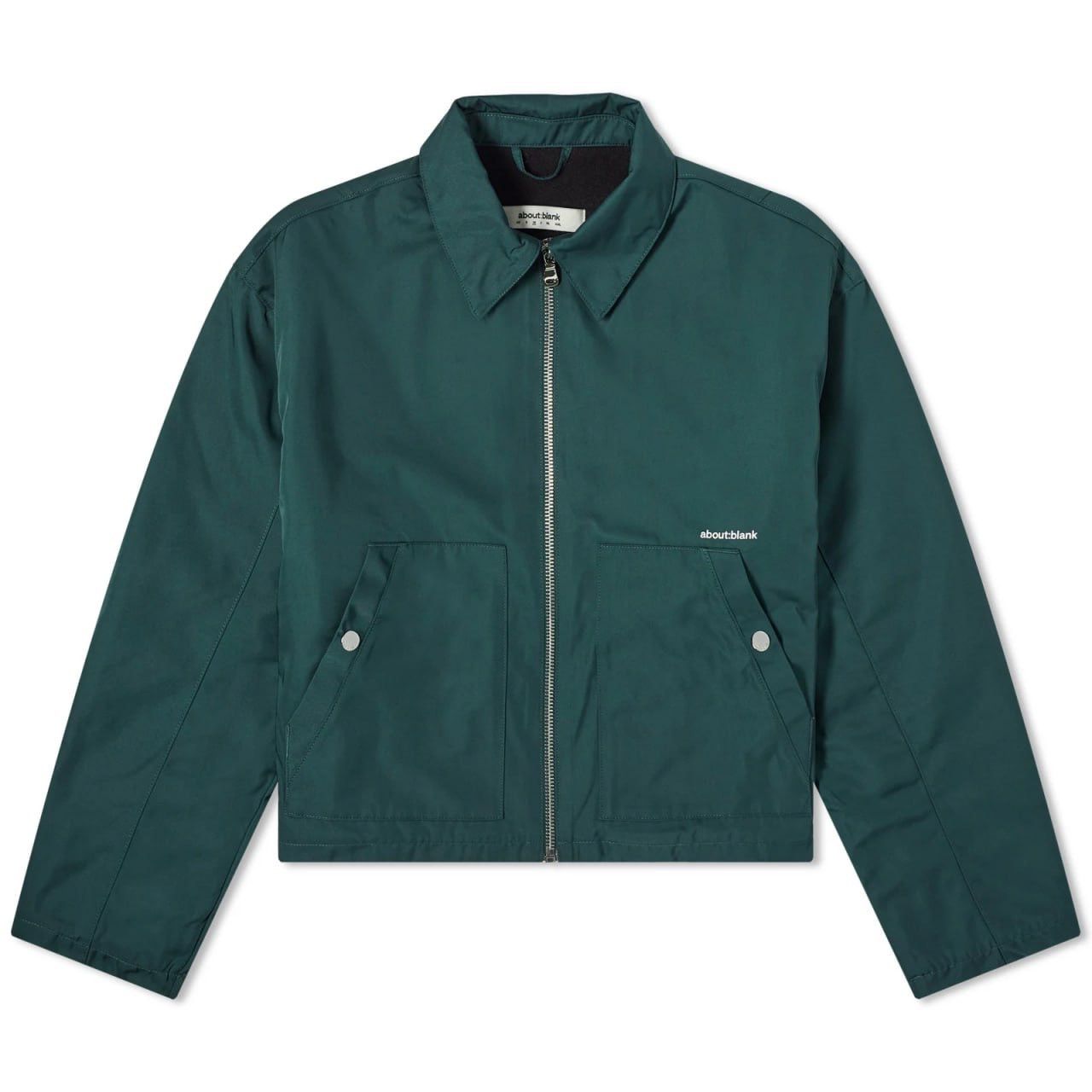 About:Blank About:blank Design Men's Box Logo Cropped Jacket Epsom Green Size US XS / EU 42 / 0 - 5 Thumbnail