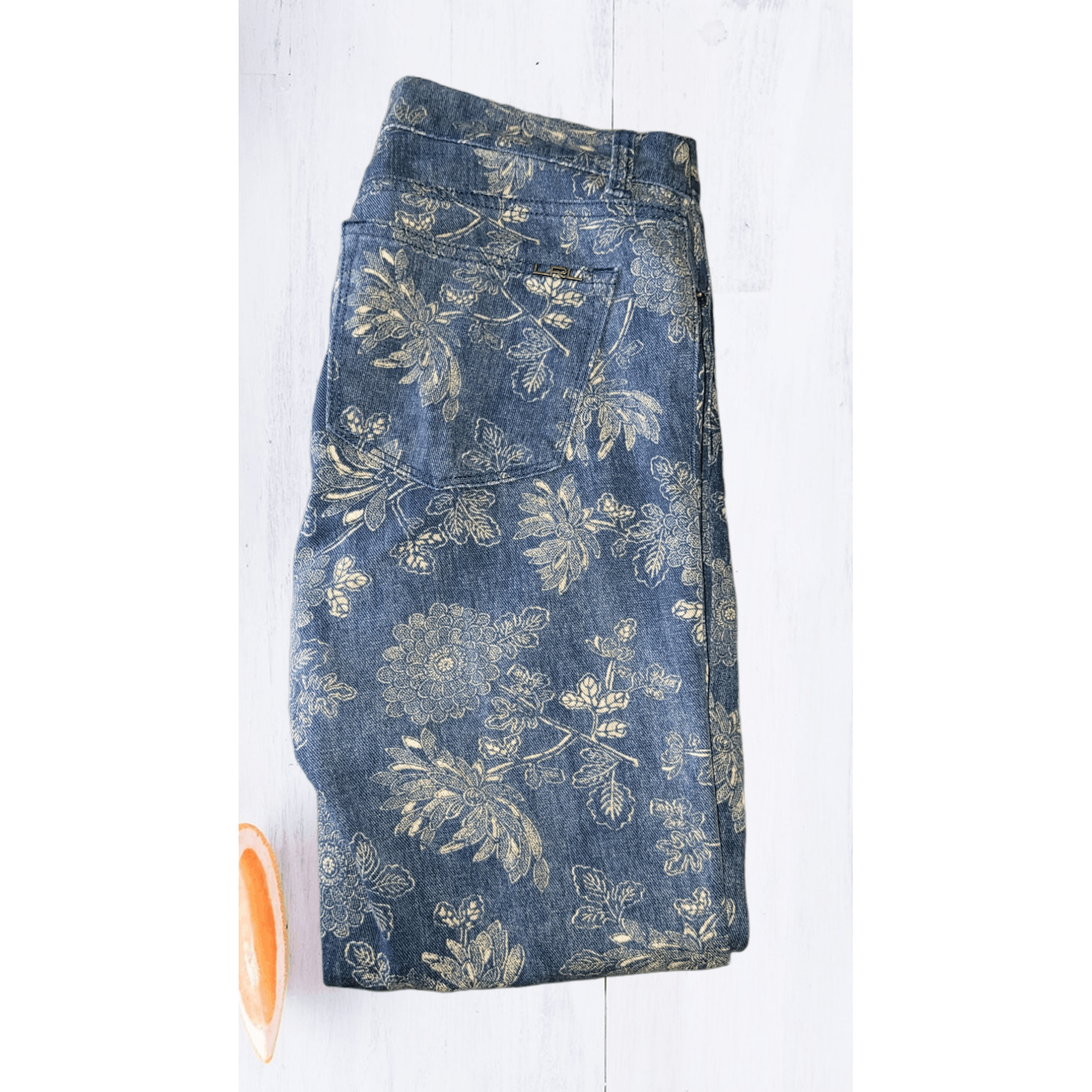 Lauren Ralph Lauren Lauren Ralph Lauren Jeans Women Sz 4 Floral Skinny Leg Boho Size 27" / US 4 / IT 40 - 7 Thumbnail