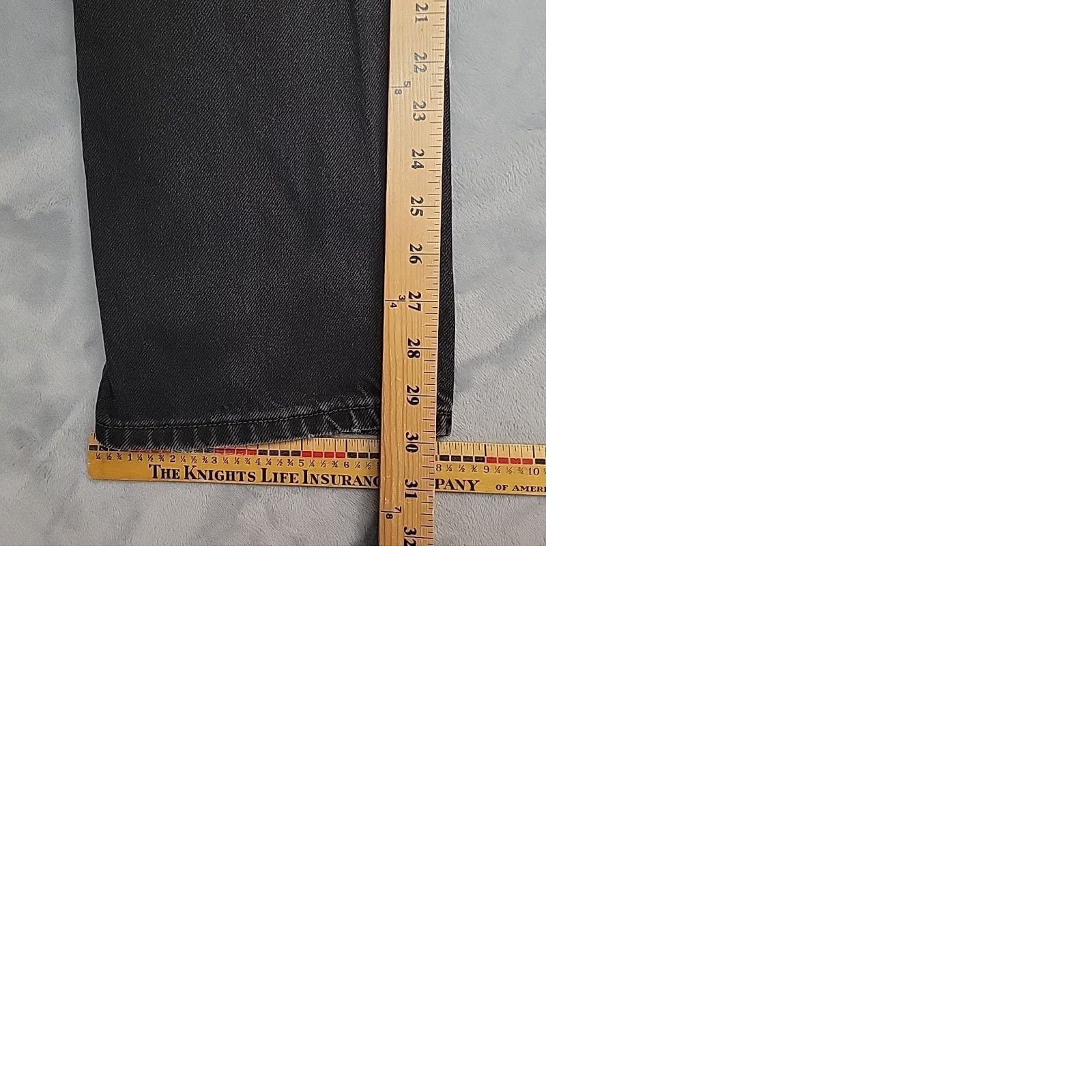 Denime Levis Jeans Mens 36x30 Black 505 Denim 100% Cotton Straight Leg Casual Pants VTG - Mens - Jeans - 36x30 - Black - 505 - Straight - Denim Size US 36 / EU 52 - 9 Thumbnail
