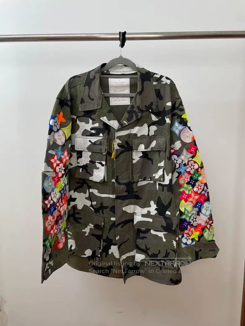 READYMADE Ready Made Military Green Jacket, Double Arm Pattern, Stan Size US S / EU 44-46 / 1 - 1 Thumbnail