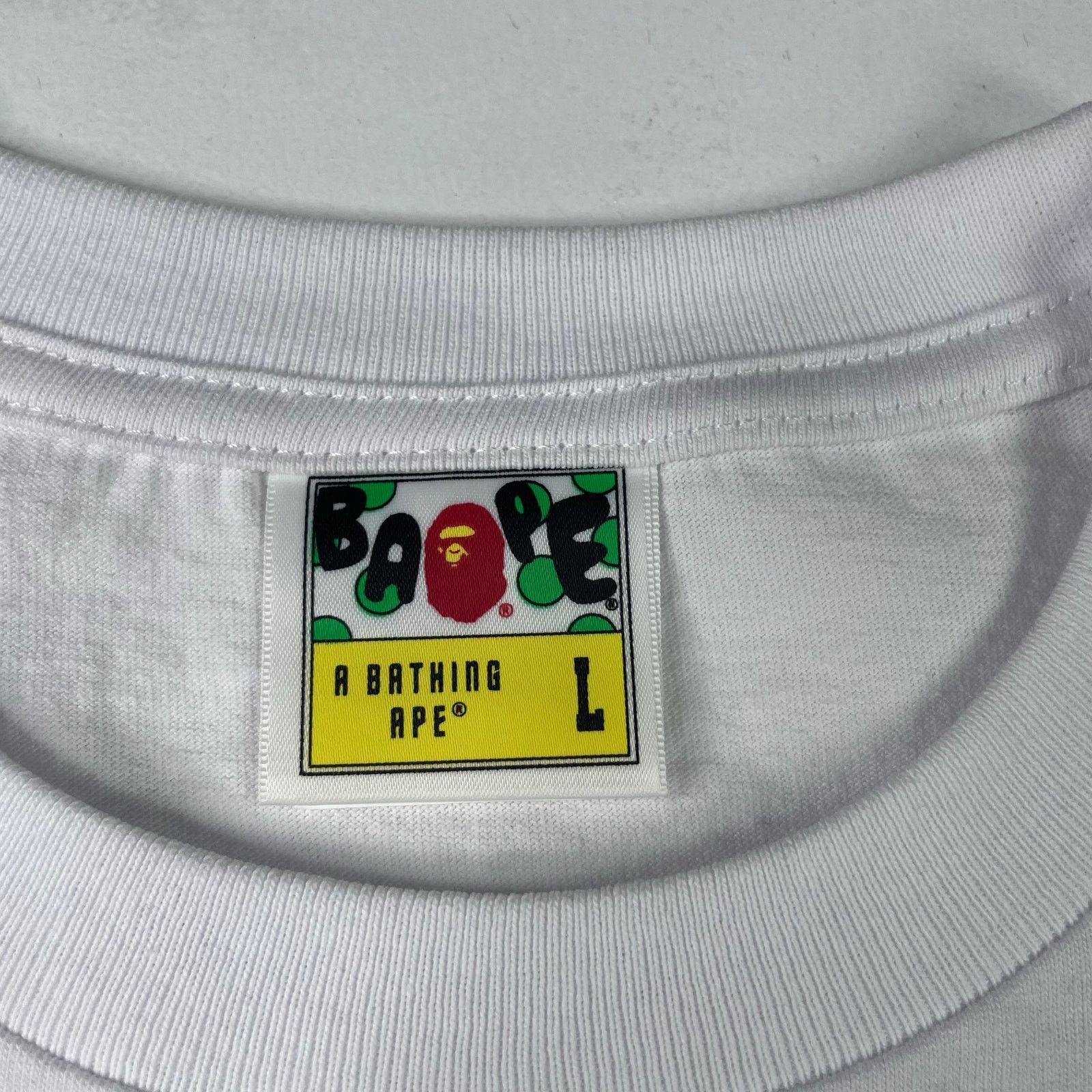Bape BAPE Logo Check College Tee Size US L / EU 52-54 / 3 - 6 Thumbnail