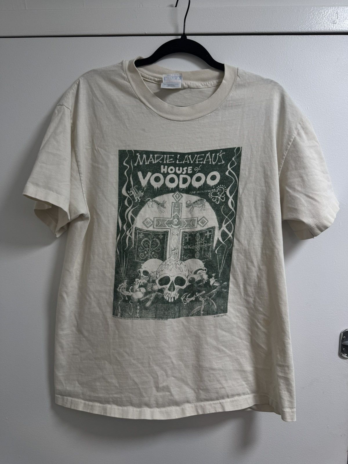 Vintage Vintage 90’s Marie Laveaus House Of Voodoo New Orleans Size US XL / EU 56 / 4 - 1 Thumbnail