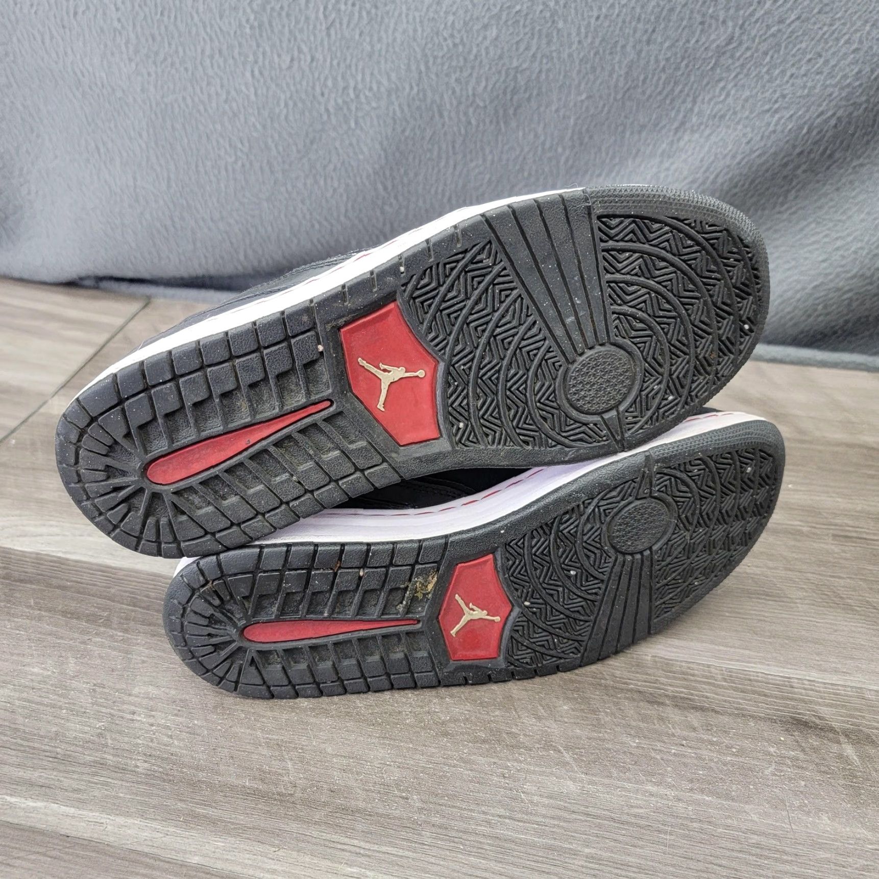 Jordan Brand Jordan SC-1 Shoes Mens 10 Black Red White High Top Basketball 535790-006 Size US M / EU 48-50 / 2 - 7 Thumbnail
