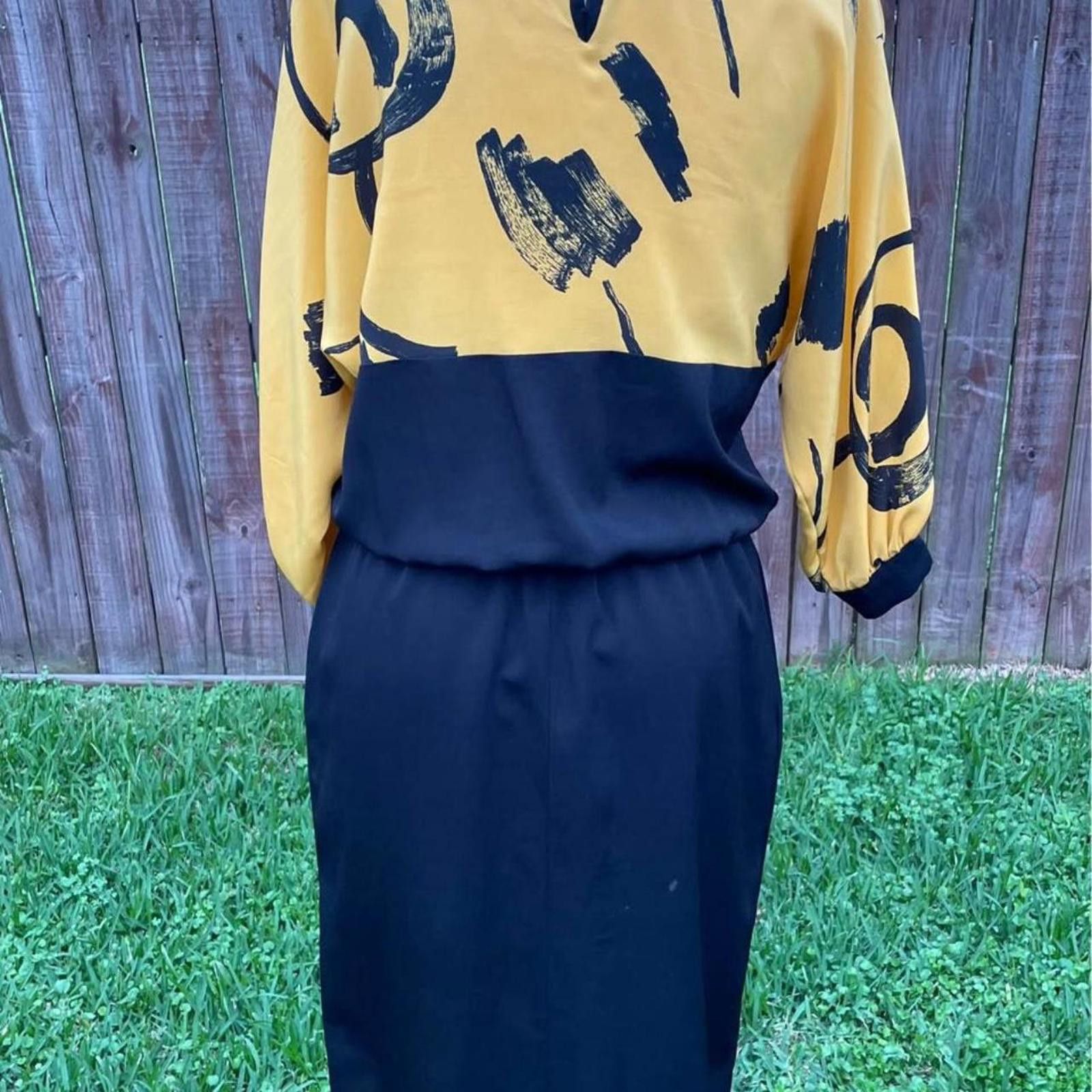 Other 80's David Warren Union Made Iglwu Size 6/8.dress Size M / US 6-8 / IT 42-44 - 2 Thumbnail