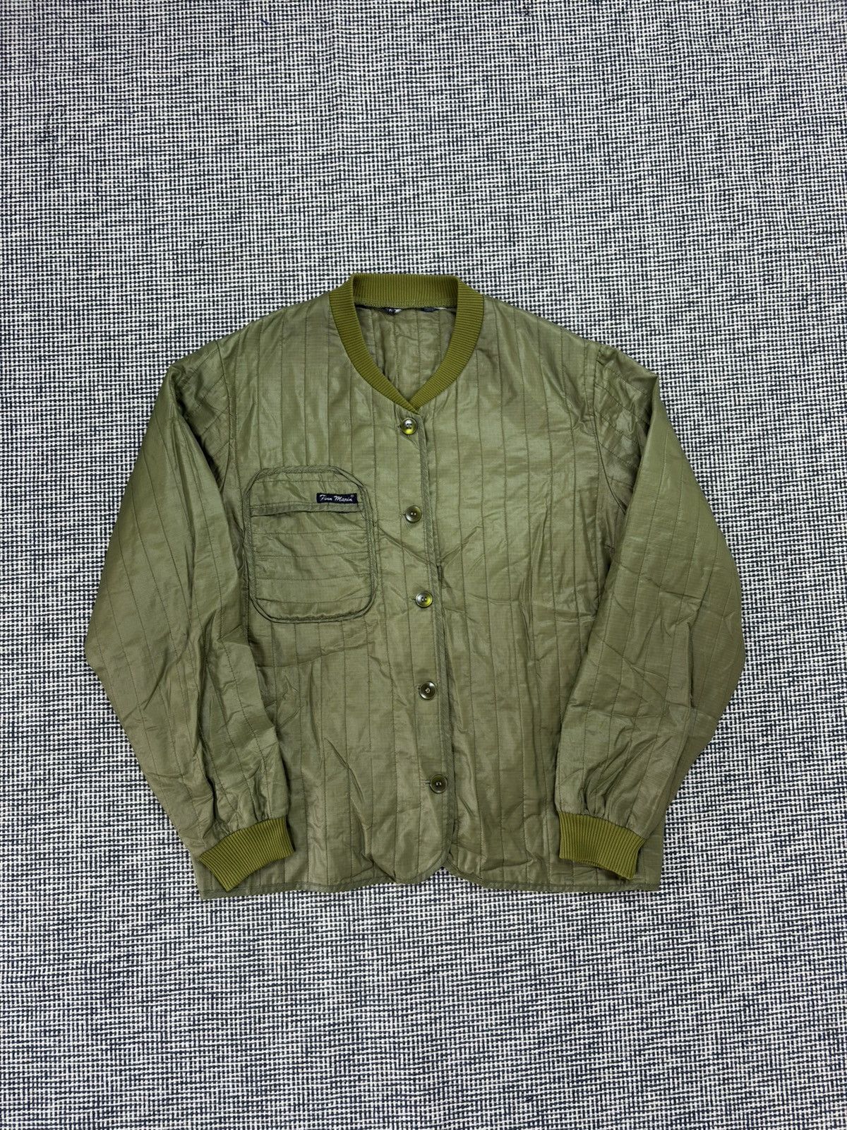 Japanese Brand 80s Finn Marin liner green marina jacket Finland Size US S / EU 44-46 / 1 - 1 Thumbnail