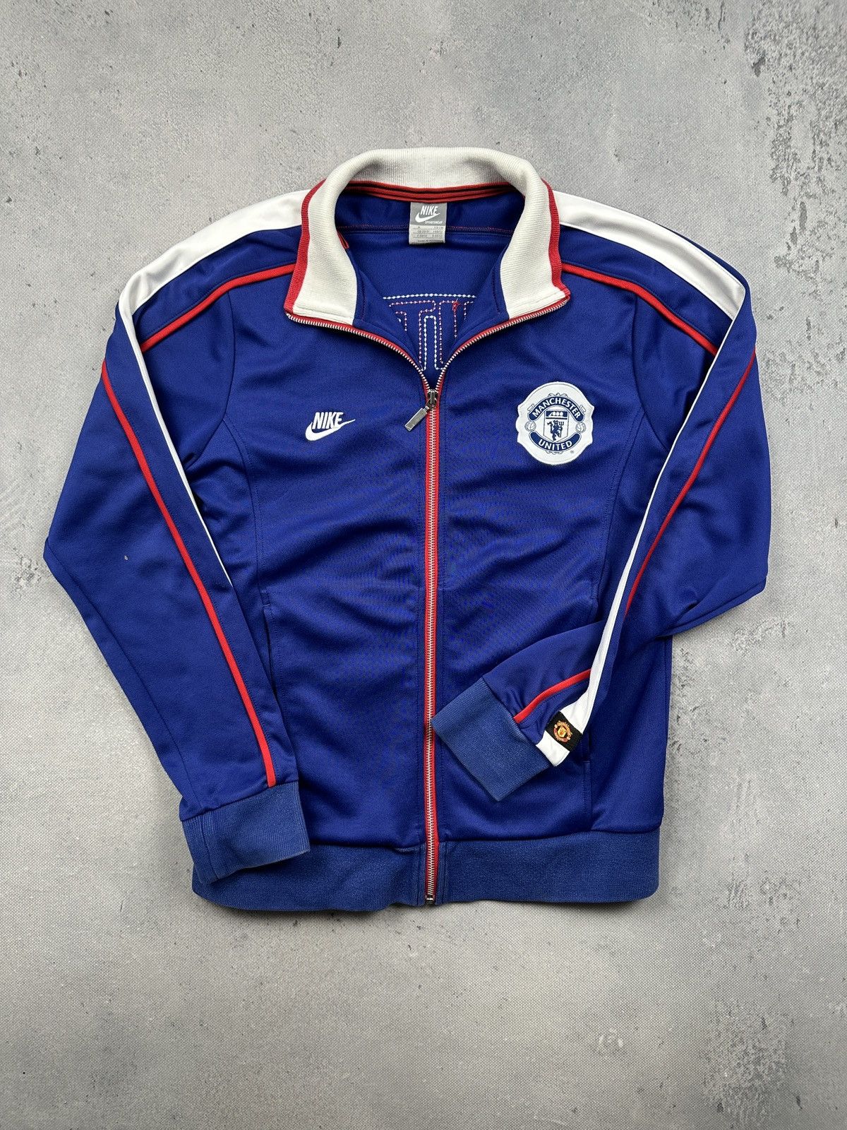 Nike Vintage Nike Manchester United Track Jacket 90s Y2K Blue M Size US M / EU 48-50 / 2 - 20 Thumbnail