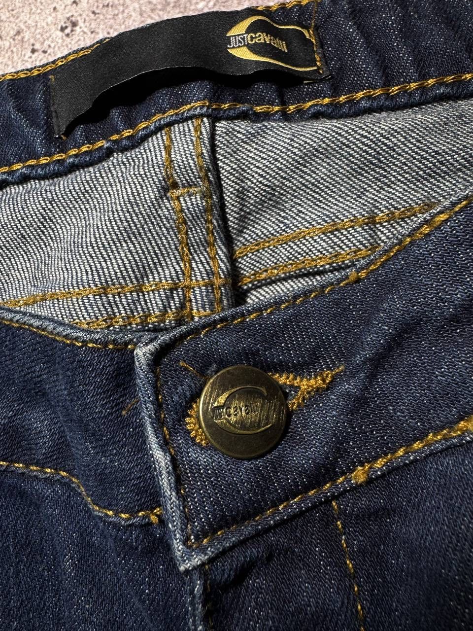 Just Cavalli Just Cavalli Roberto Vintage Embroidered Pocket Denim Jeans Size US 32 / EU 48 - 12 Thumbnail