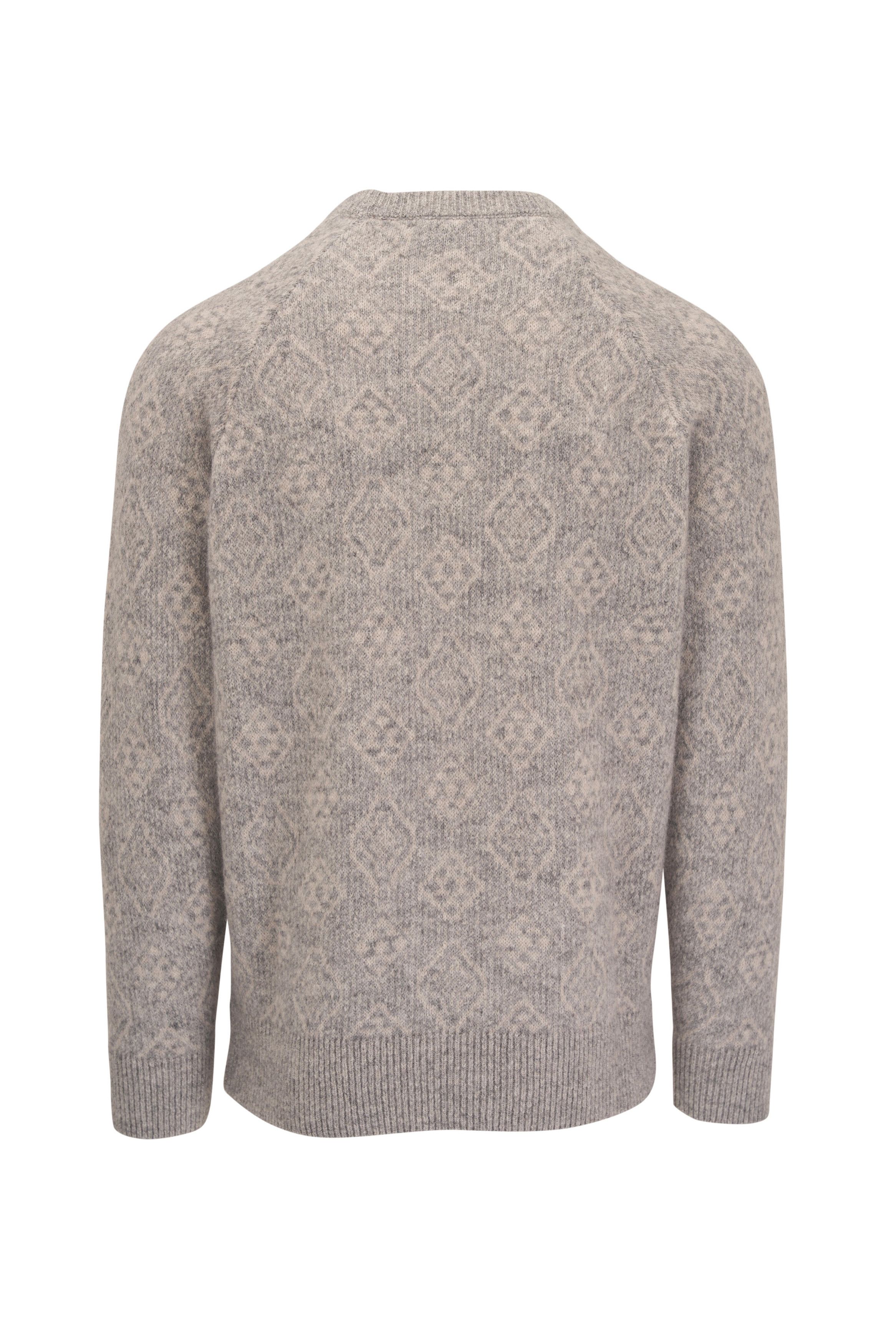 SACAI Cardigan In Navy Cotton And Khaki Blend