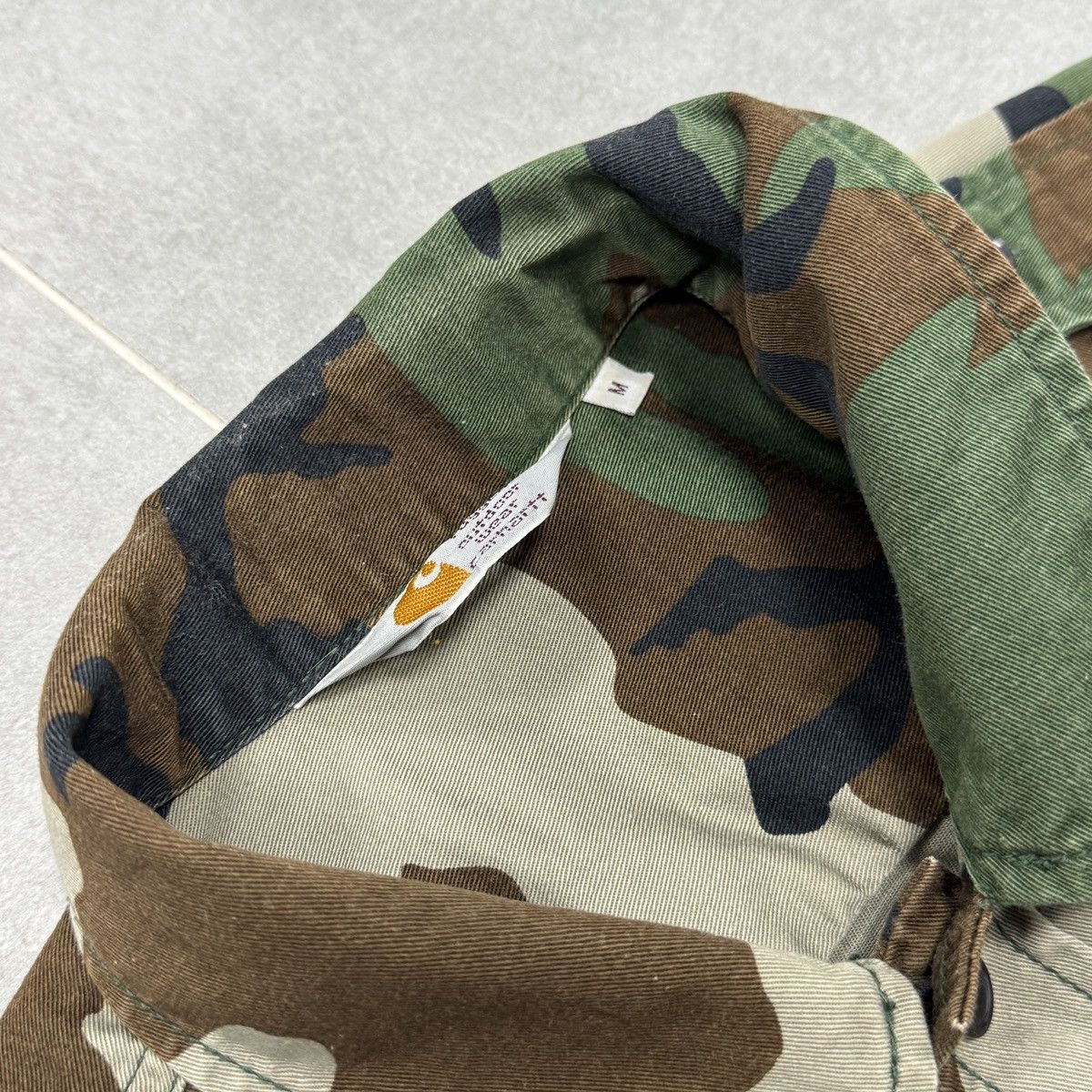 Carhartt Wip Carhartt WIP L/S Military Shirt Button Camouflage Men Size M Size US M / EU 48-50 / 2 - 13 Thumbnail