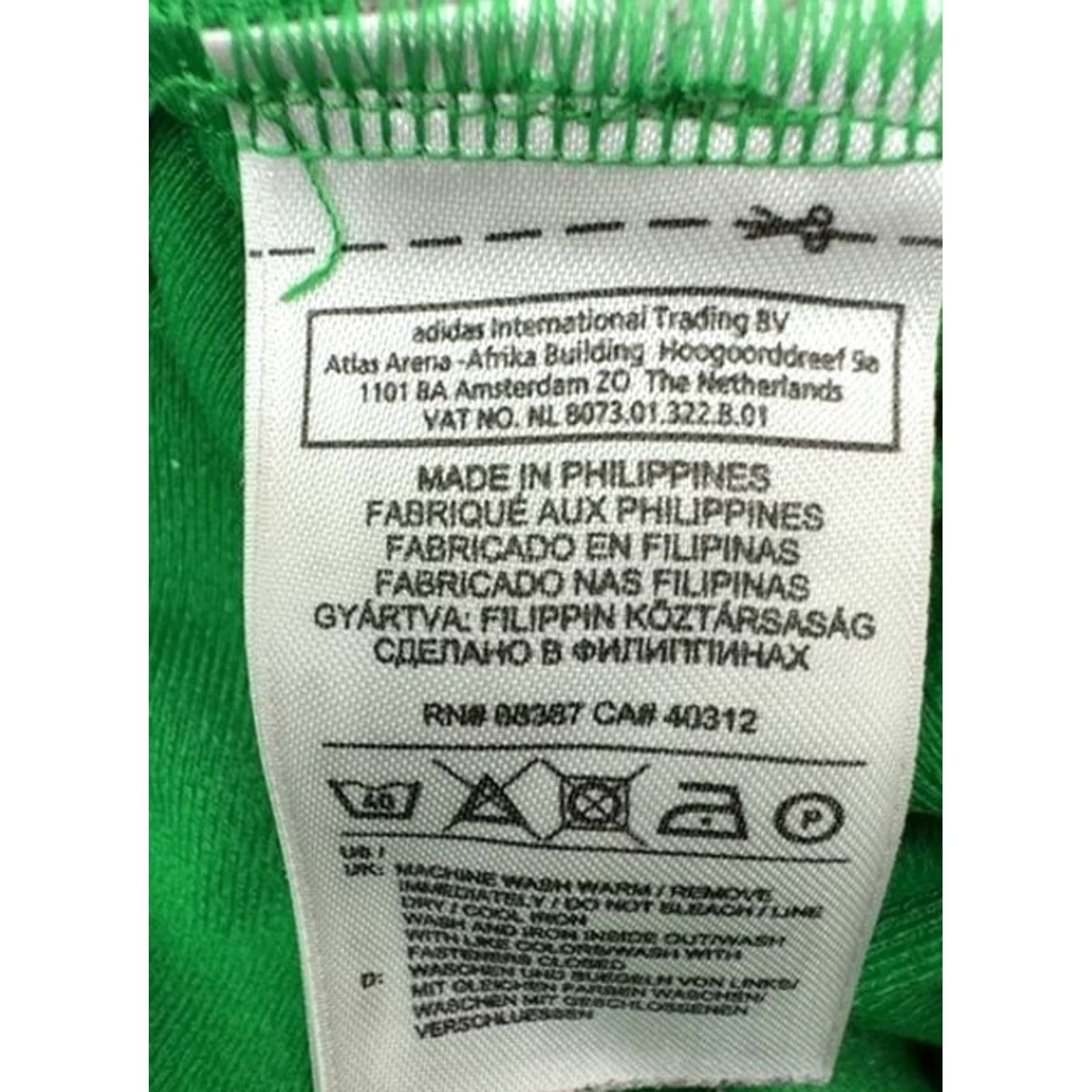 Adidas Adidas Originals Men's XS Track Pants Collegiate Green 3-Stripes Size US 27 - 5 Thumbnail
