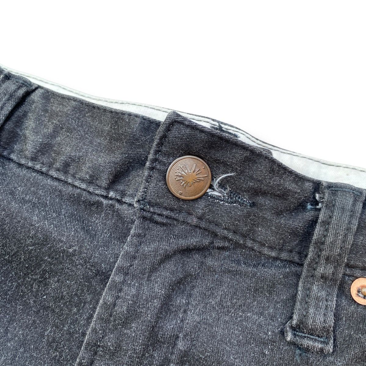Maison MIHARA YASUHIRO RARE Mihara Yasuhiro Skinny Stretch Long Denim Jeans Size 32" / US 10 / IT 46 - 3 Thumbnail