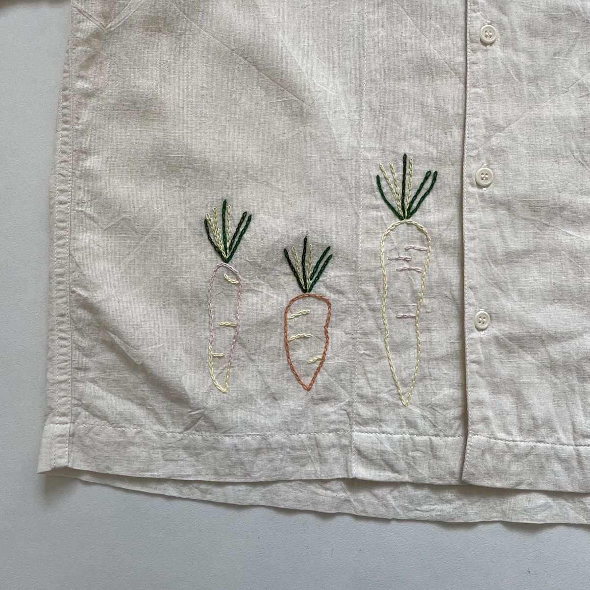 Story Mfg. ‘Greetings’ Embroidered Boxy Shirt Size US M / EU 48-50 / 2 - 16 Thumbnail
