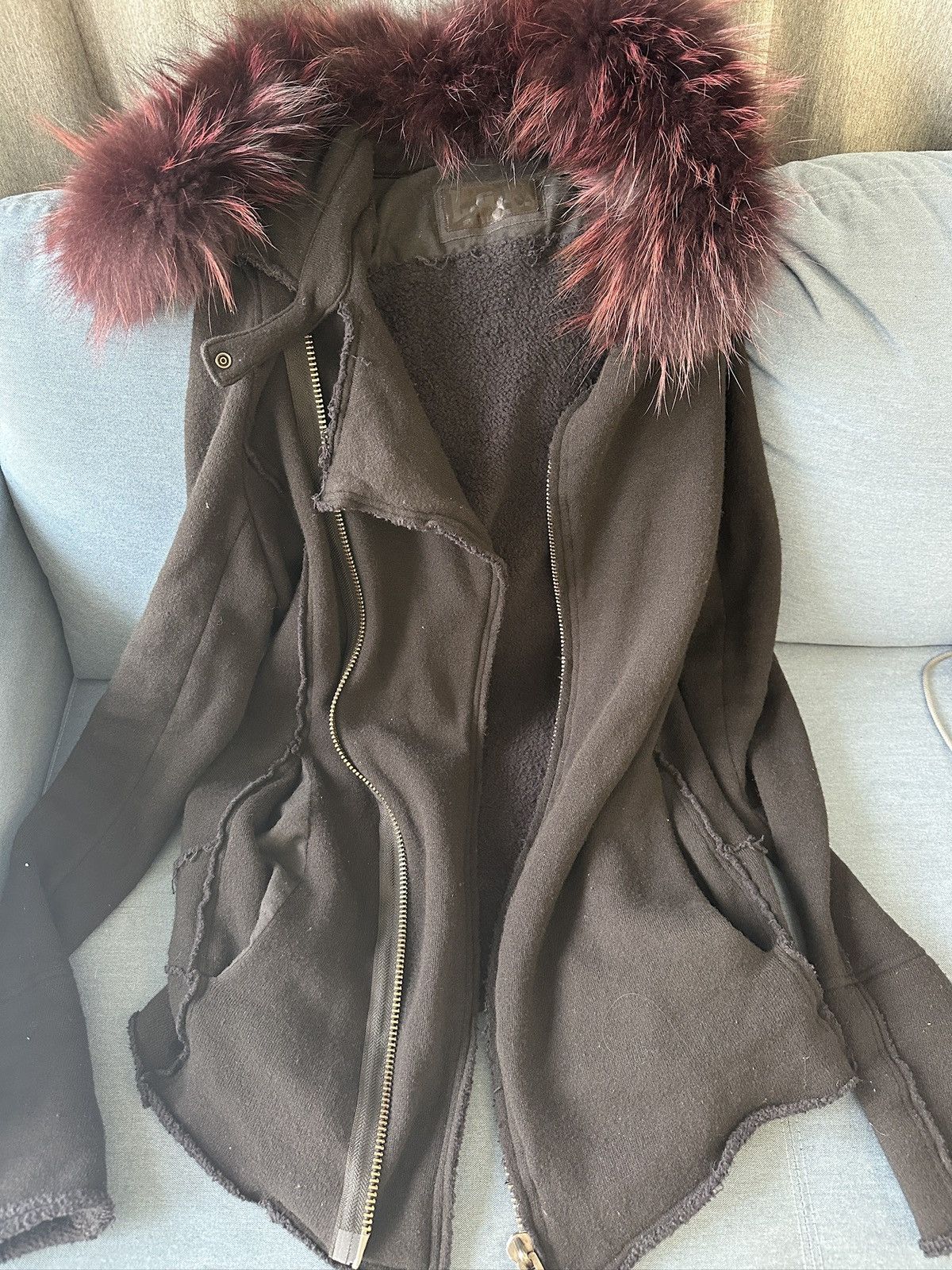 Le Grande Bleu (L.G.B.) L.G.B RIDERS CARDI FOX fur Size US XS / EU 42 / 0 - 2 Thumbnail