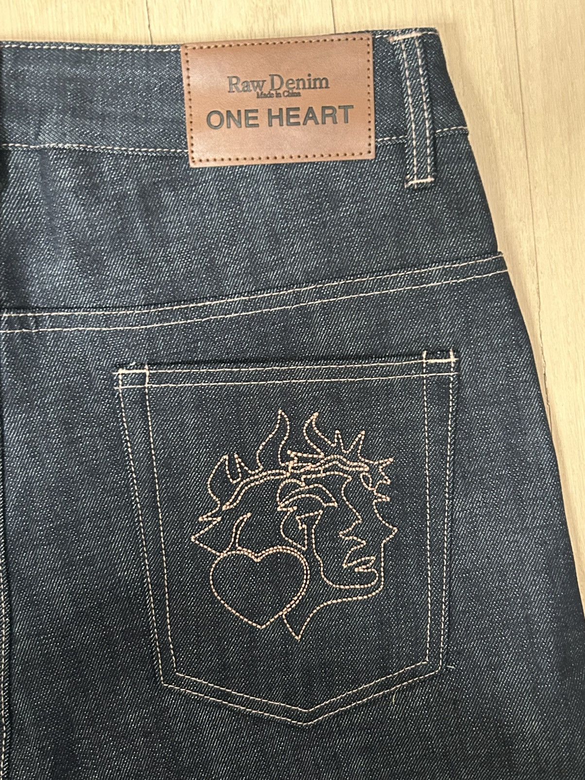 Other Oneheartco Raw Denim Jeans - IG Brand Size US 32 / EU 48 - 4 Thumbnail