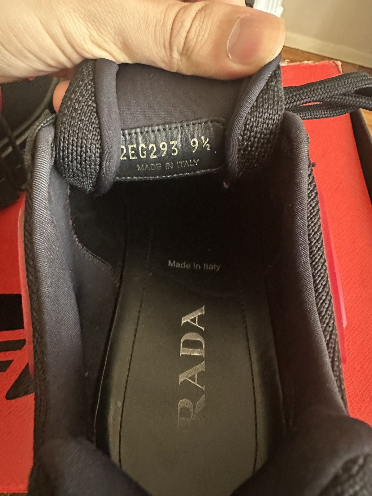 Prada Prada Cloudbust Thunder Black/Red US 10.5 Size US 10.5 / EU 43-44 - 5 Thumbnail
