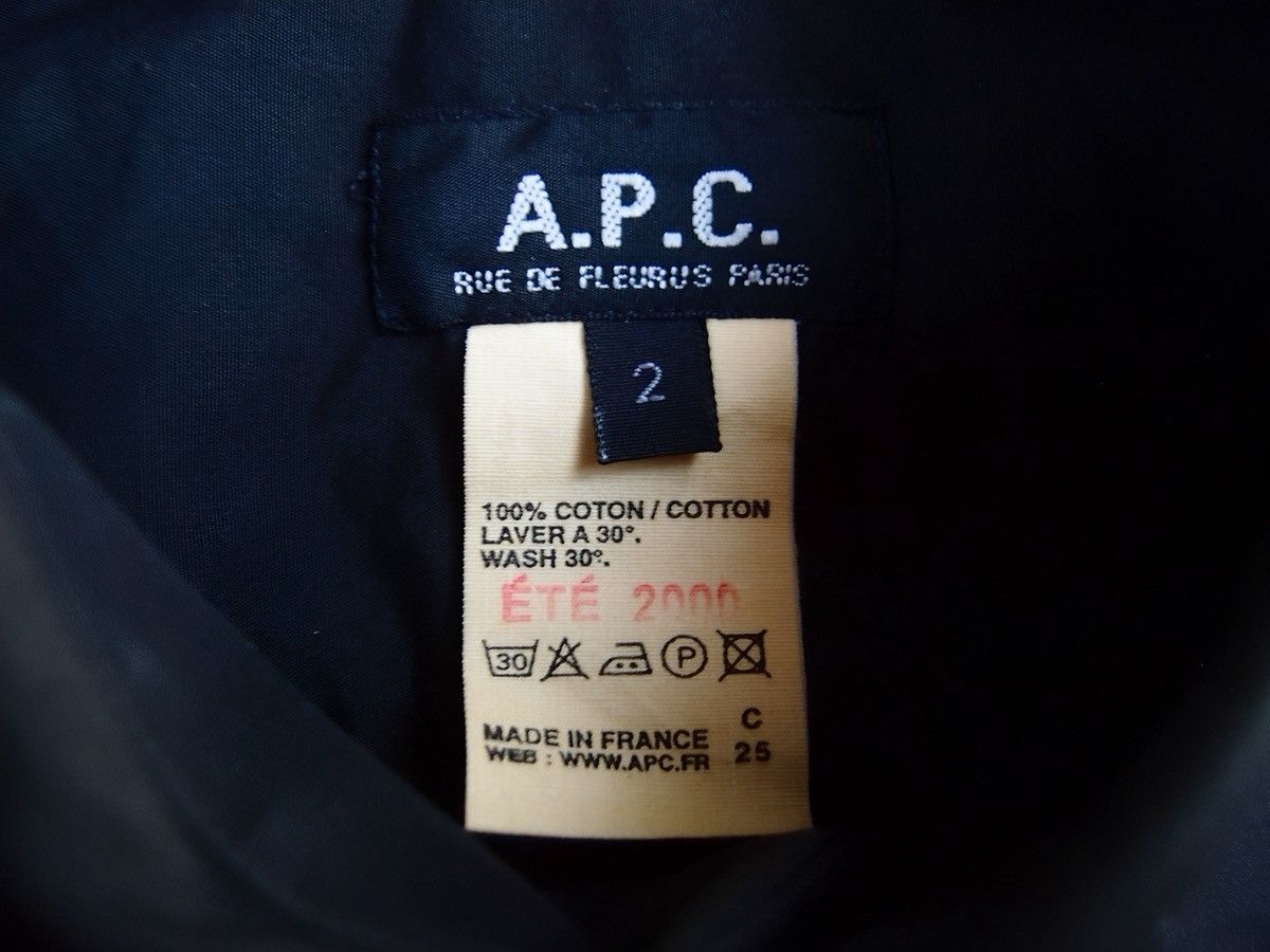 A.P.C. A.P.C. ÉTÉ 2000 Black Button Down Shirt Size2 Made in France Size US L / EU 52-54 / 3 - 9 Thumbnail