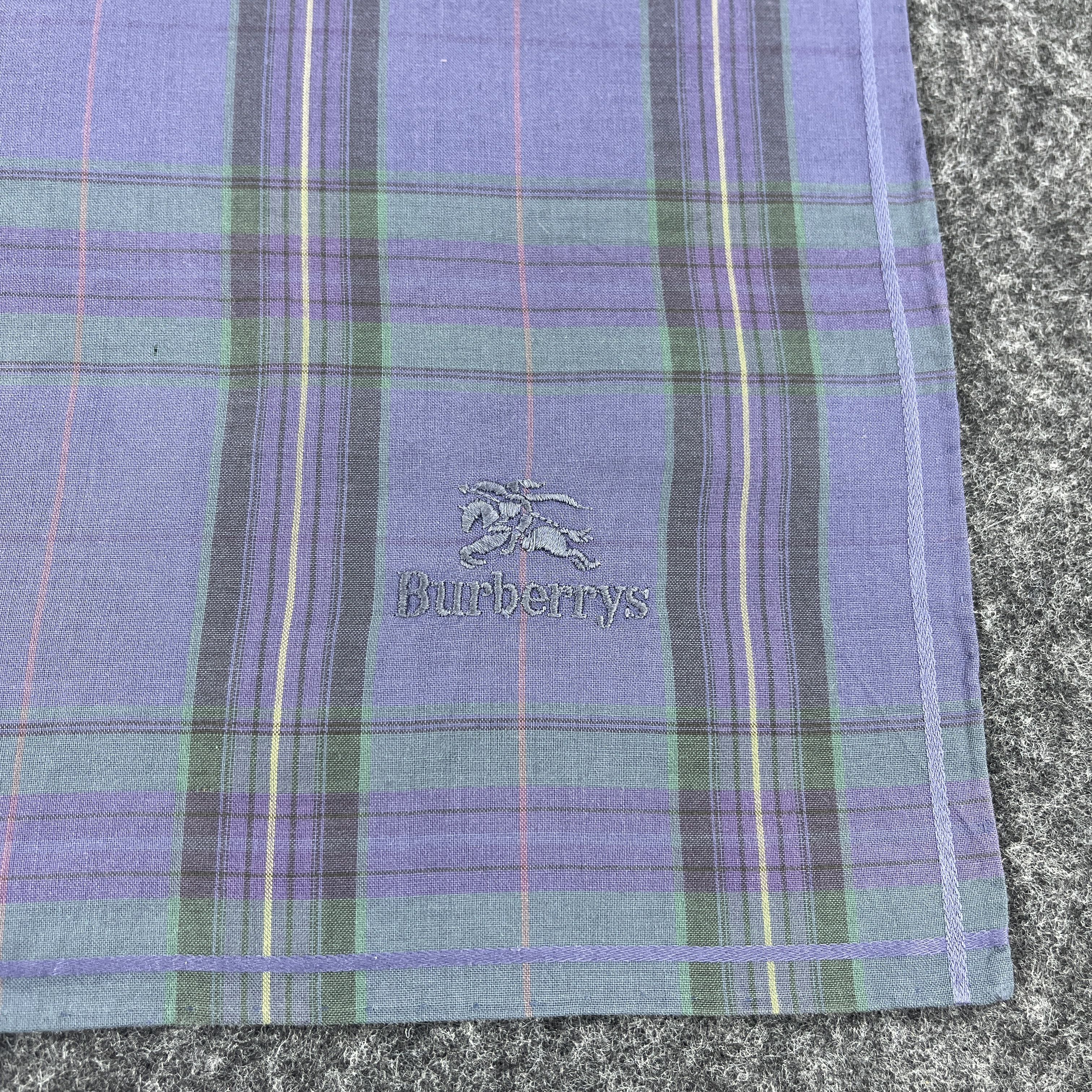Burberry × Vintage Burberry Handkerchief / Bandana / Neckerchief B119 Size ONE SIZE - 3 Thumbnail