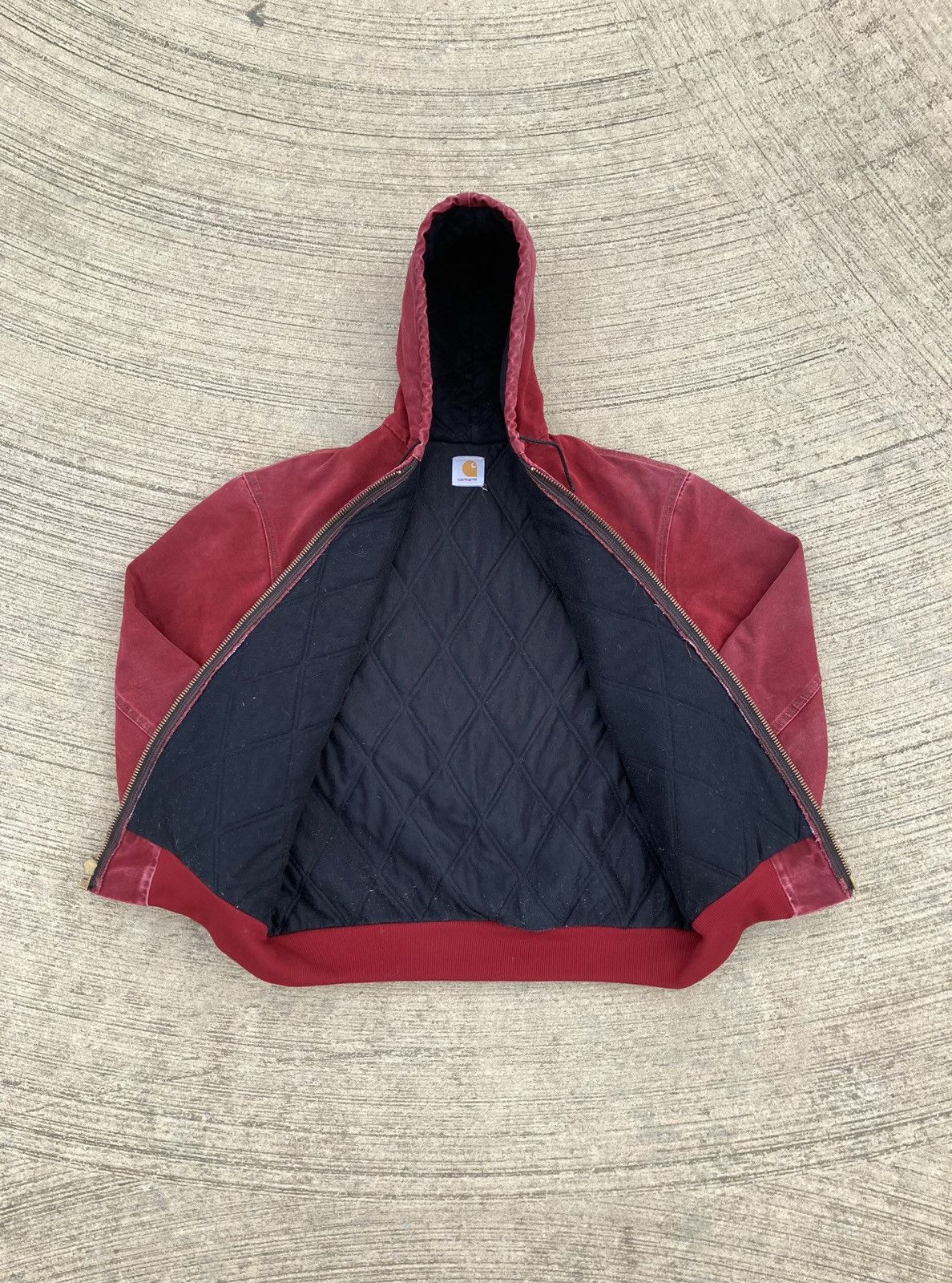 Carhartt × Streetwear × Vintage Crimson Carhartt Active