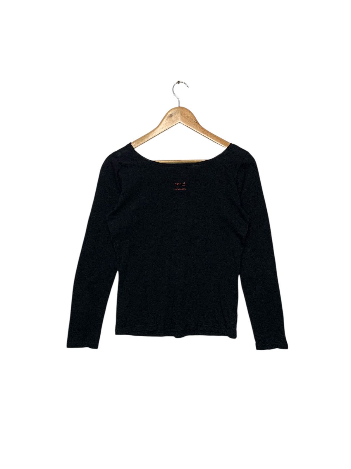 agnes b. Rare Agnes B X Rafael Gray Longsleeve T Shirt Size XS / US 0-2 / IT 36-38 - 3 Thumbnail