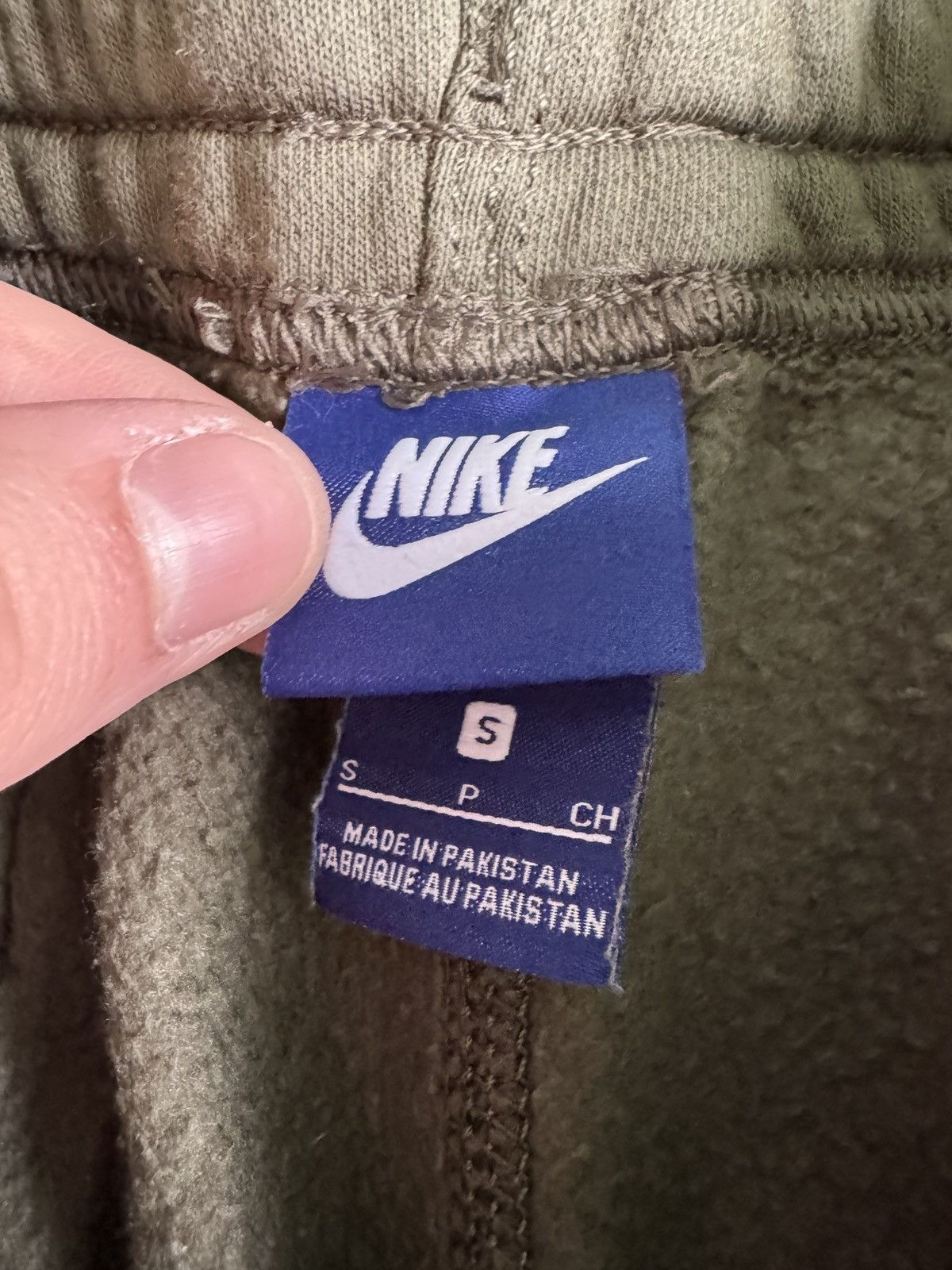Nike Nike Olive Green Essential Joggers Sweatpants Classic Fit Size US 30 / EU 46 - 12 Thumbnail