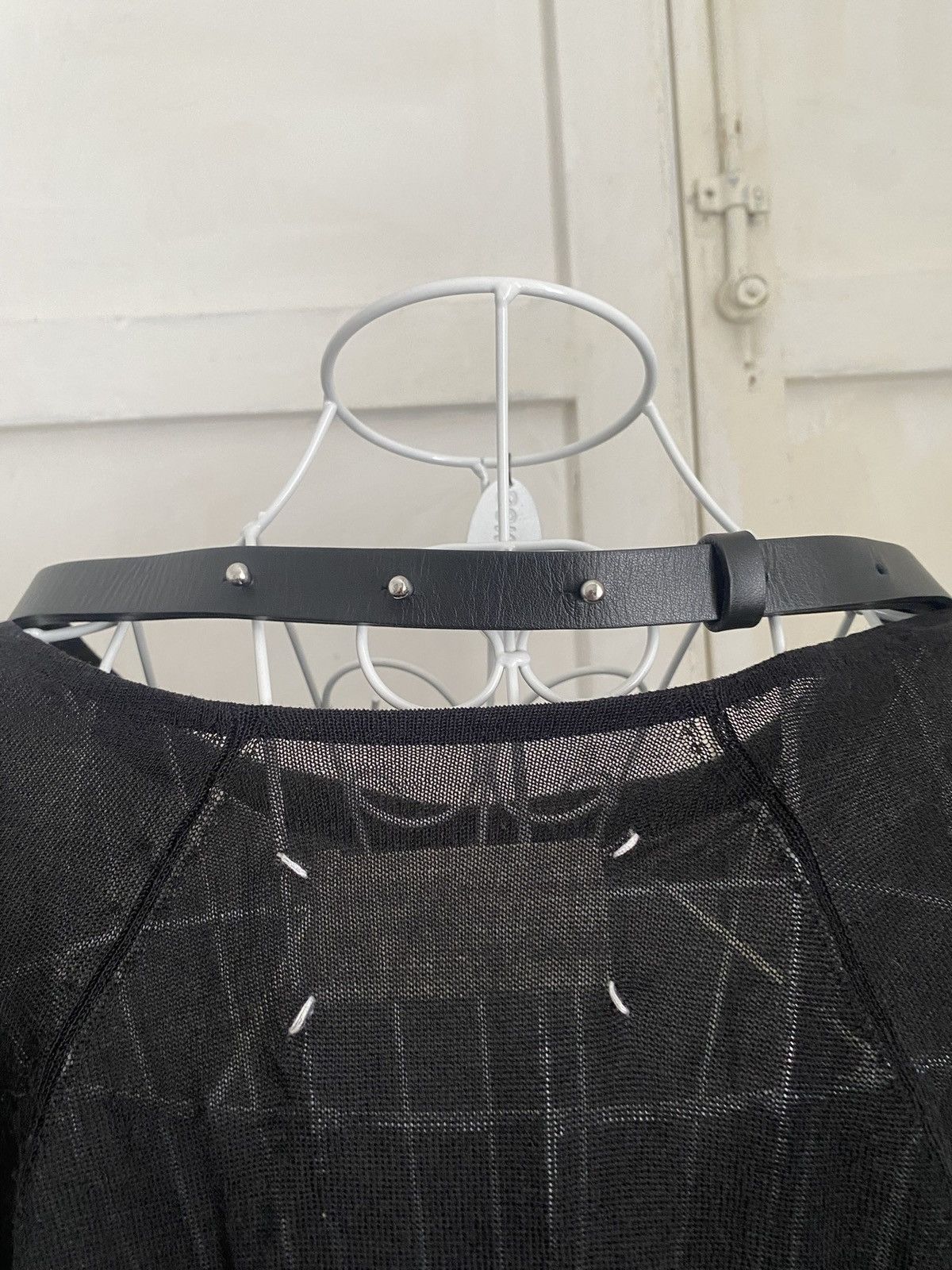 Maison Margiela Maison Margiela leather belt sweater Size L / US 10 / IT 46 - 5 Thumbnail