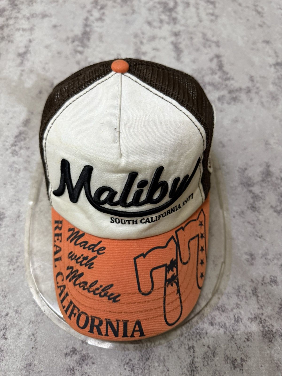 Vintage Malibu California Snapback Adjuastable Trucker Cap Size ONE SIZE - 5 Thumbnail