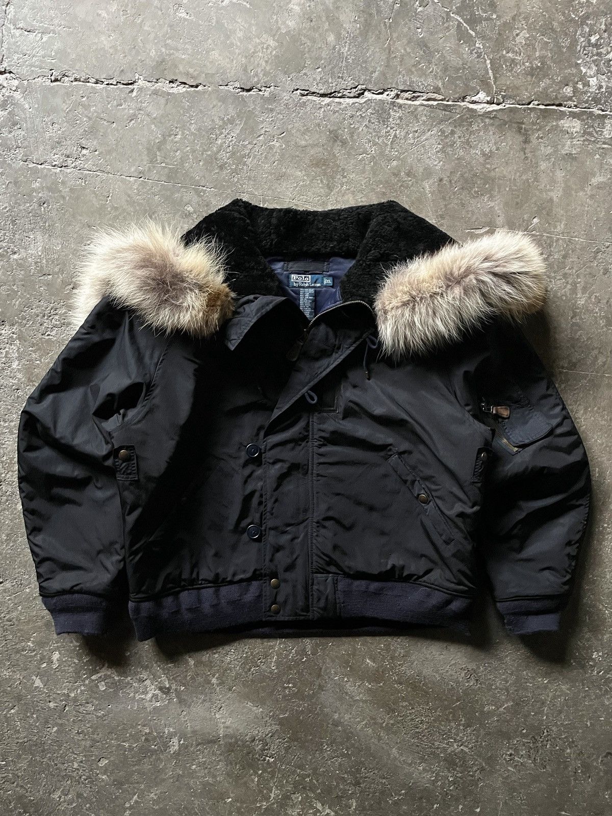 Polo Ralph Lauren Vintage polo ralph lauren N-2B bomber jacket Size US XL / EU 56 / 4 - 8 Thumbnail