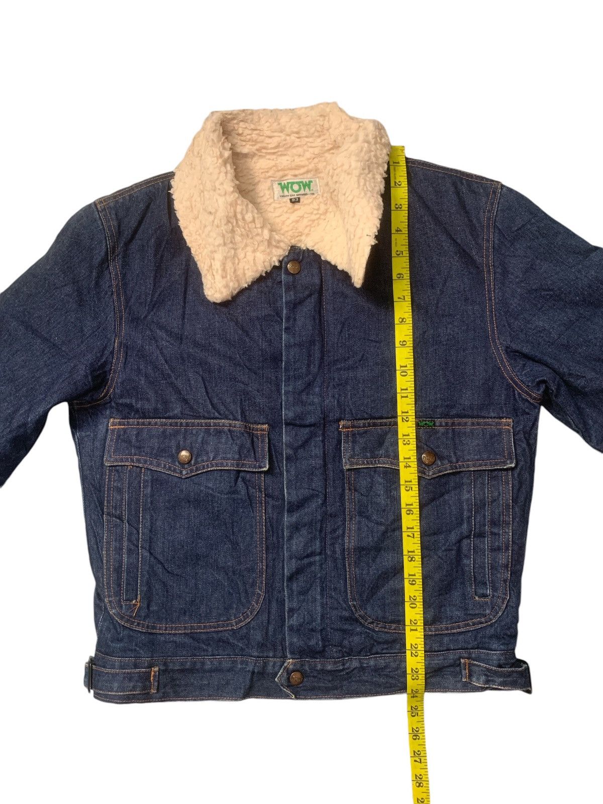 Japanese Brand × WOW Couture Rare Design Wow Tei Jin U.S.I Apparel Sherpa Jackets Size L / US 10 / IT 46 - 9 Thumbnail