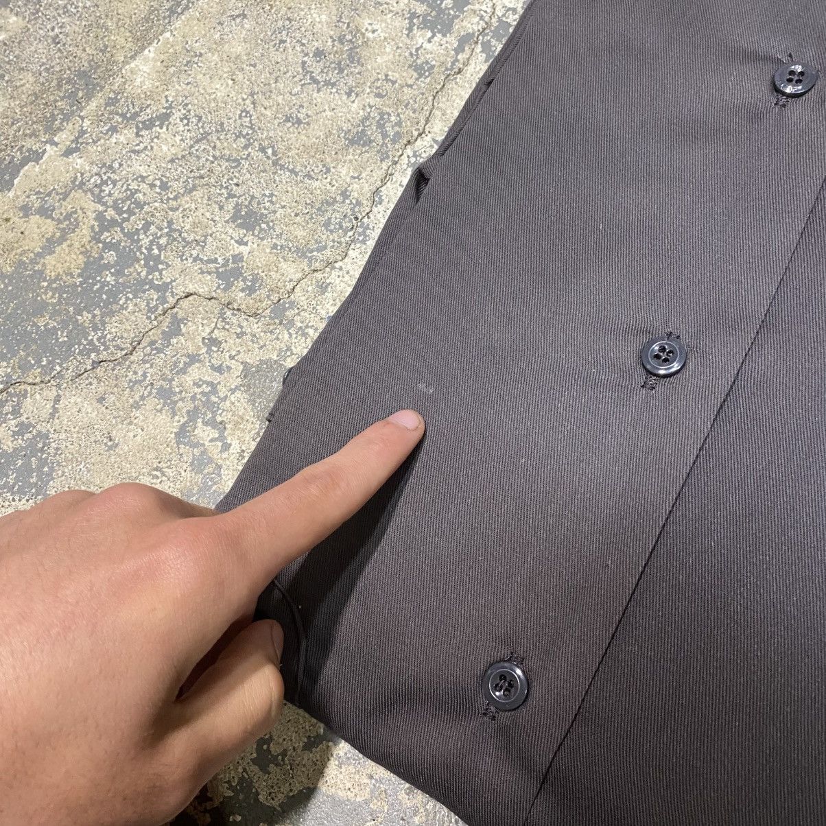 Japanese Brand × Vintage Vintage Mr. Leggs Button Down Shirt Permanent Press Gray NWT Size US L / EU 52-54 / 3 - 9 Thumbnail