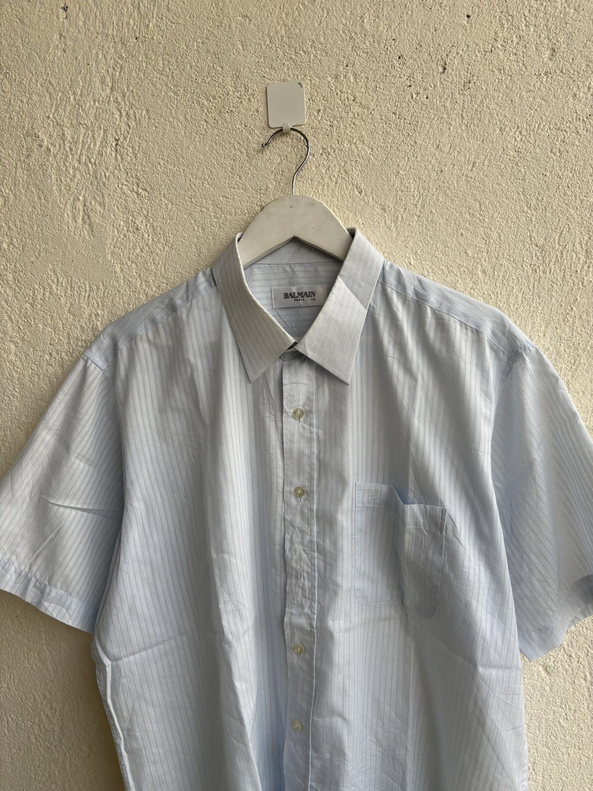 Balmain 2000s balmain Paris Stripe shirt Size US XL / EU 56 / 4 - 2 Thumbnail
