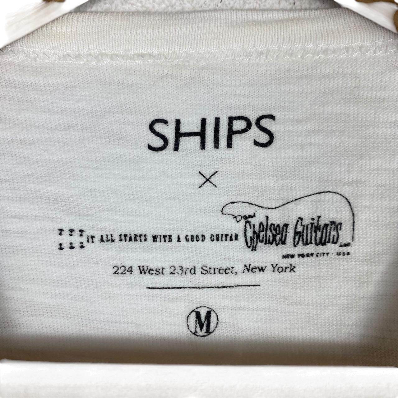 SHIPS SHIPS JAPAN x CHELSEA GUITARS New York Shop Tee Shirt Top Size M / US 6-8 / IT 42-44 - 5 Thumbnail