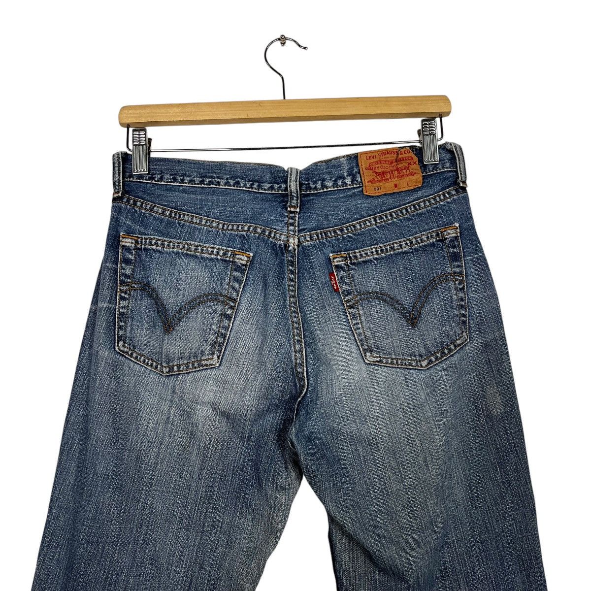 Levi's Vintage Y2k Levis 501 Denim Jeans Size 30" / US 8 / IT 44 - 8 Thumbnail