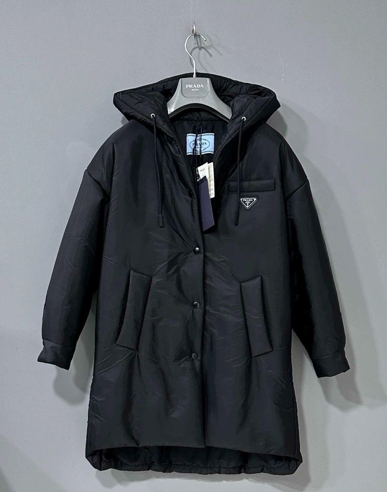Prada Prada Size 38 New Recycled Nylon Long Down Jacket Size 38 Size US XS / EU 42 / 0 - 1 Thumbnail