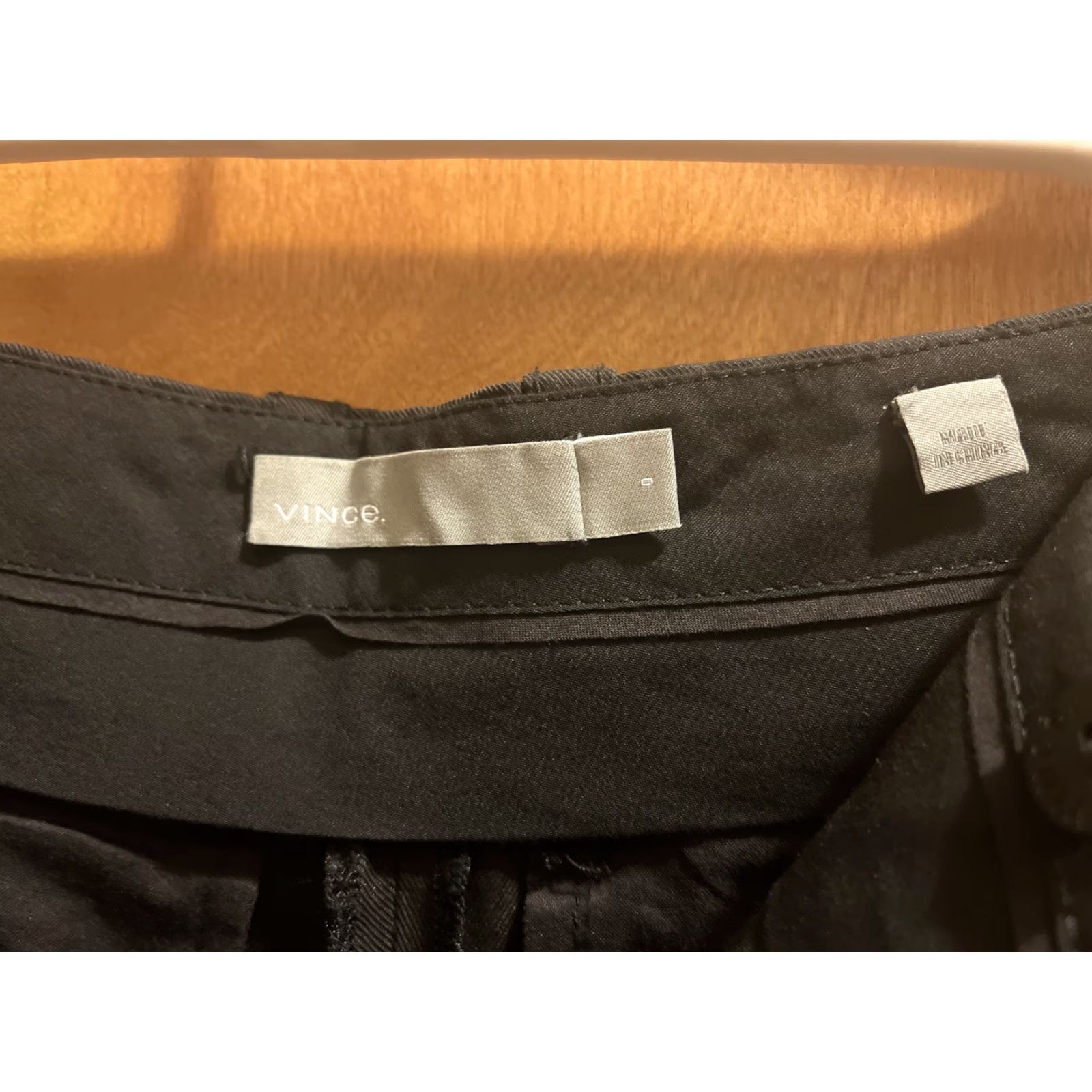 Vince Vince Womens High Rise Crop Wide Leg Pants Culottes Black Size 0 Size 25" / US 0 / IT 36 - 5 Thumbnail