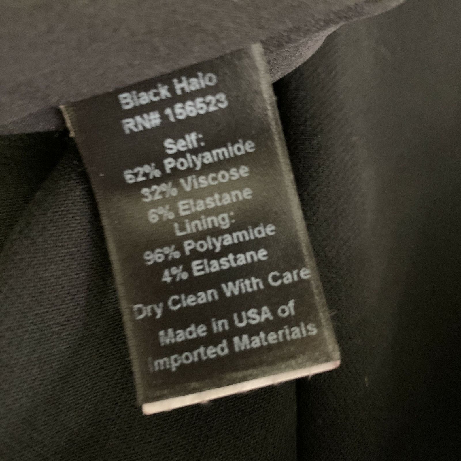 Black Halo BLACK HALO Size L Black 3595114 Strapless Cocktail Dress Size L / US 10 / IT 46 - 6 Thumbnail
