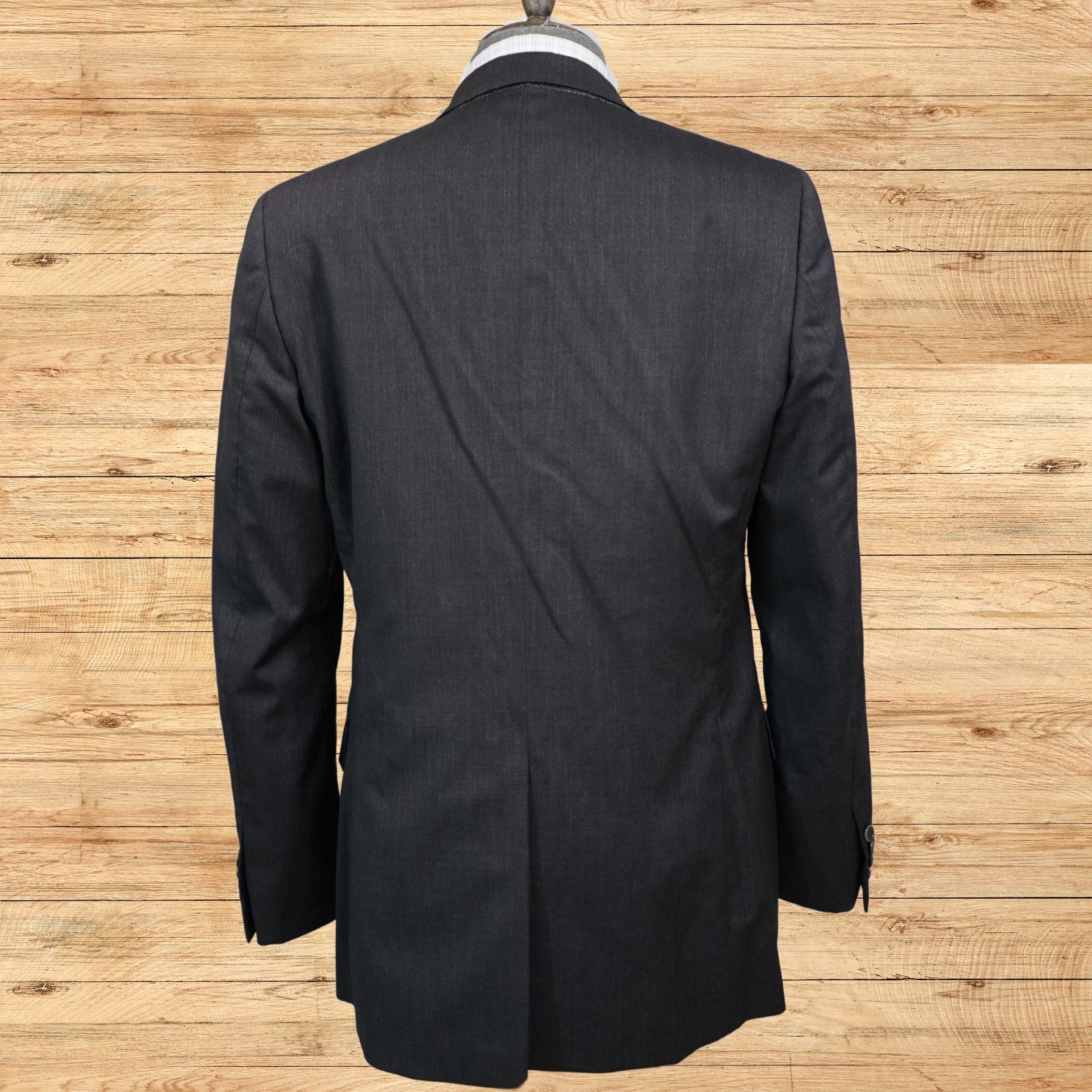 Brooks Brothers Brooks Brothers 1818 Fitzgerald X Estrato Mens 40L Charcoal Size 40L - 4 Thumbnail