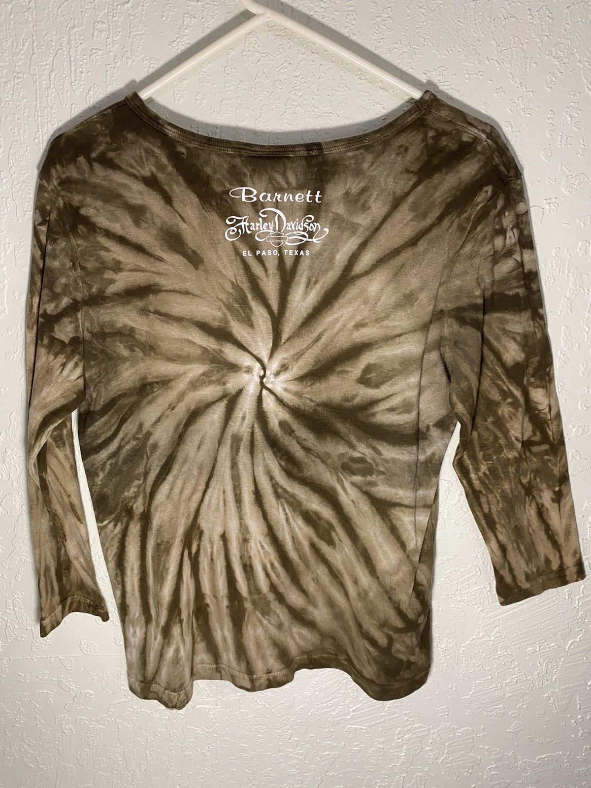 Harley Davidson Harley Davidson Barnett El Paso, Texas TieDye Long Sleeve Size L / US 10 / IT 46 - 2 Thumbnail