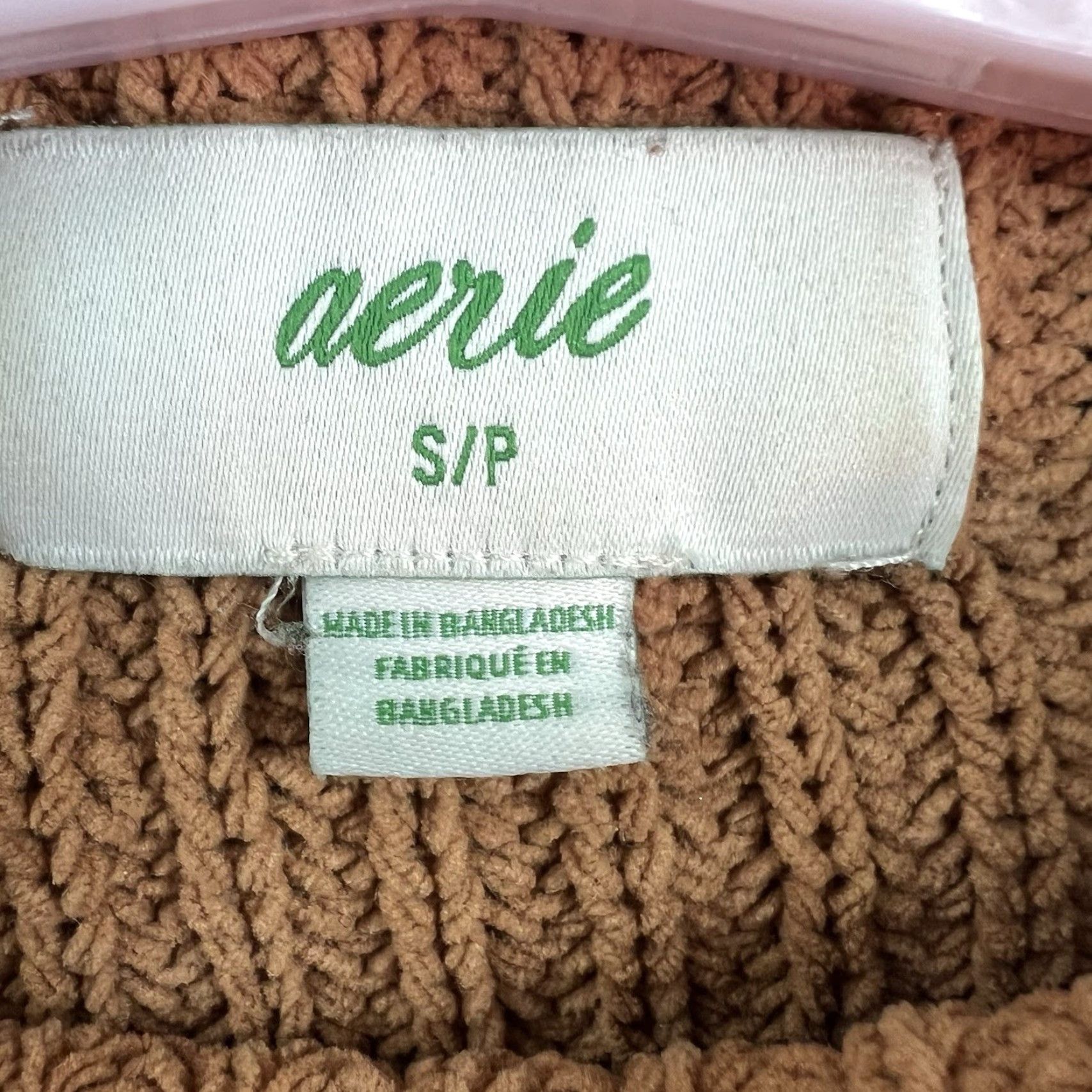 Vintage Aerie Open Knit Oversized Sweater Womens Size S Brown Size S / US 4 / IT 40 - 5 Thumbnail